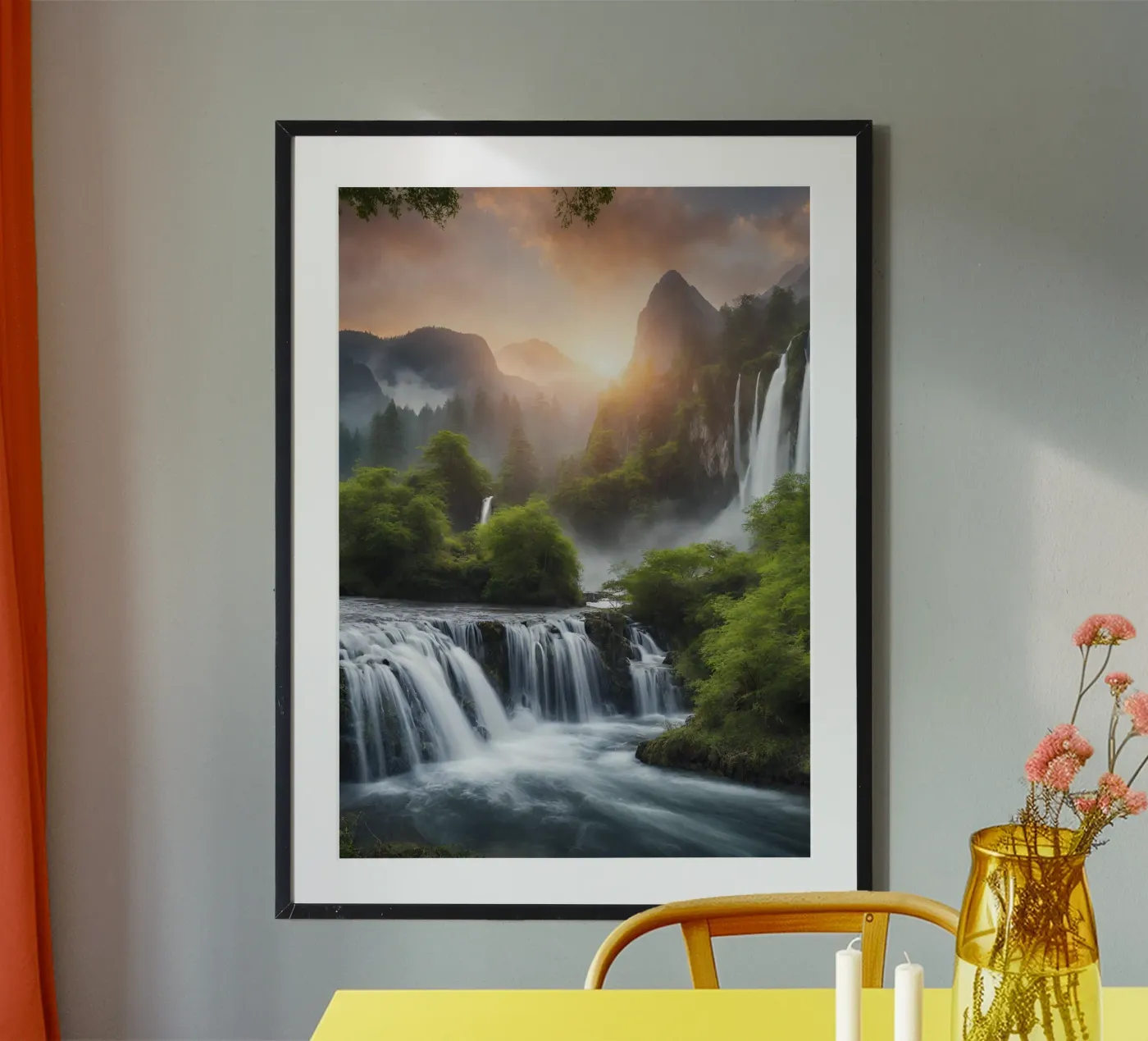 Paradies Waterfall poster da Poster Dreams