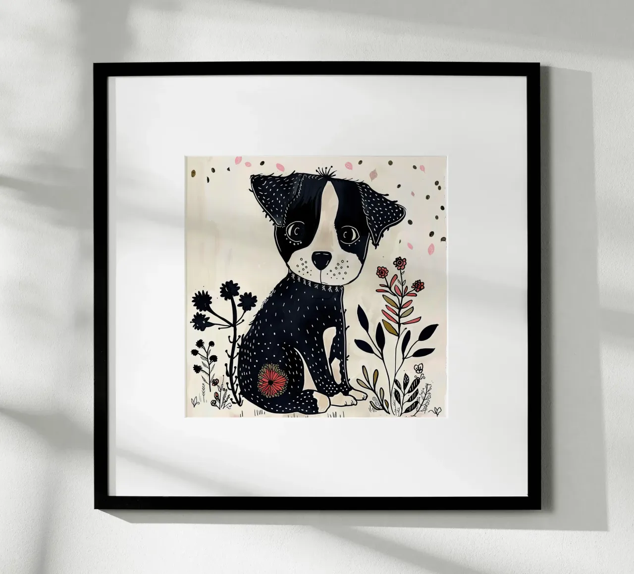 Cucciolo maculato poster con telaio in plastica da DaarbyN