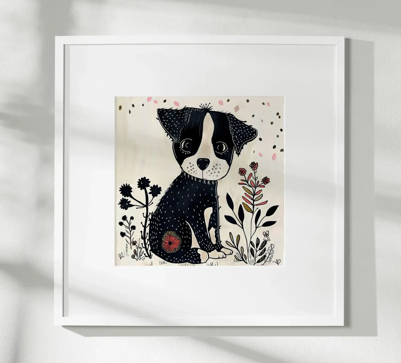 Cucciolo maculato poster con telaio in plastica da DaarbyN