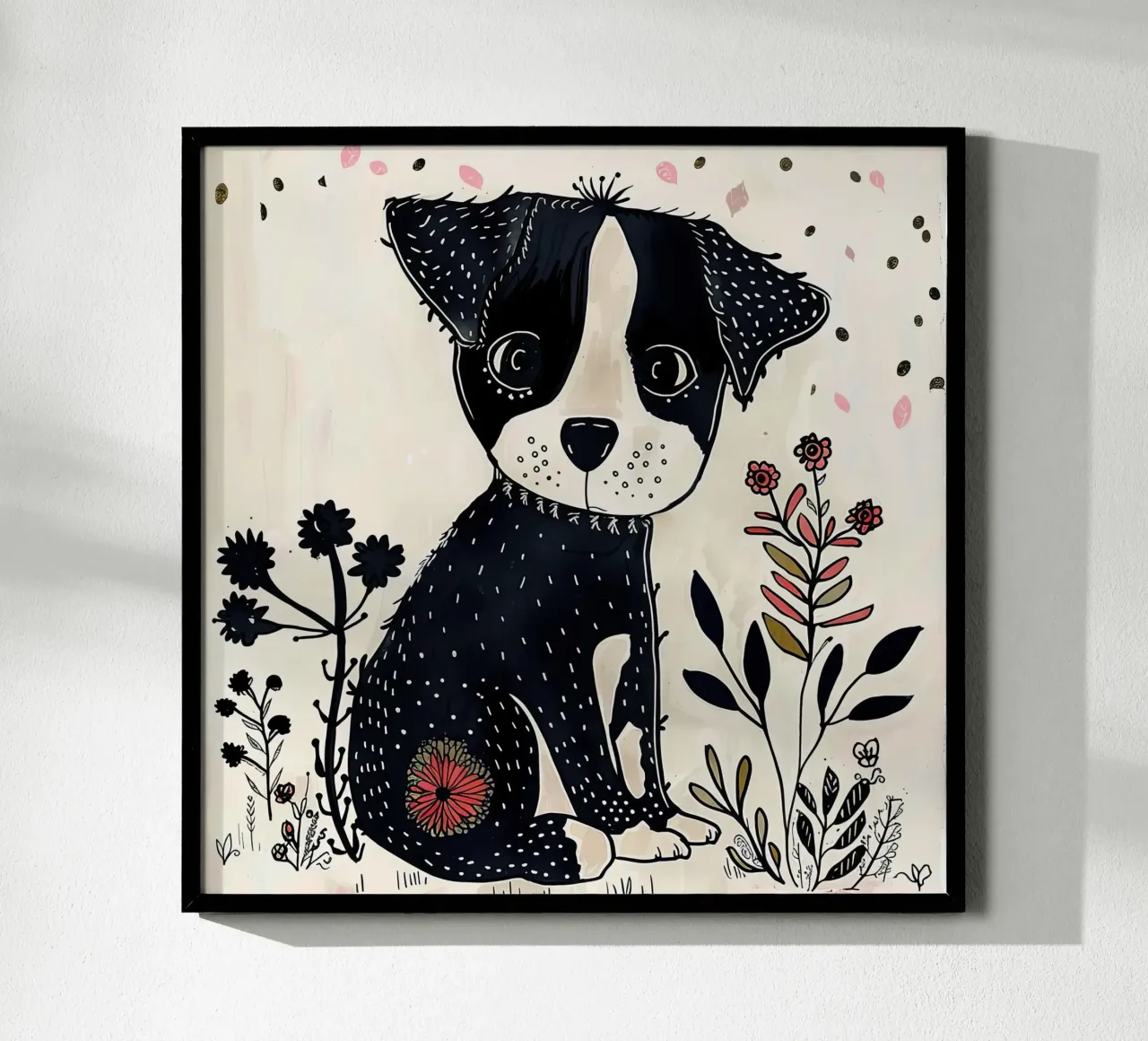 Cucciolo maculato poster con telaio in plastica da DaarbyN