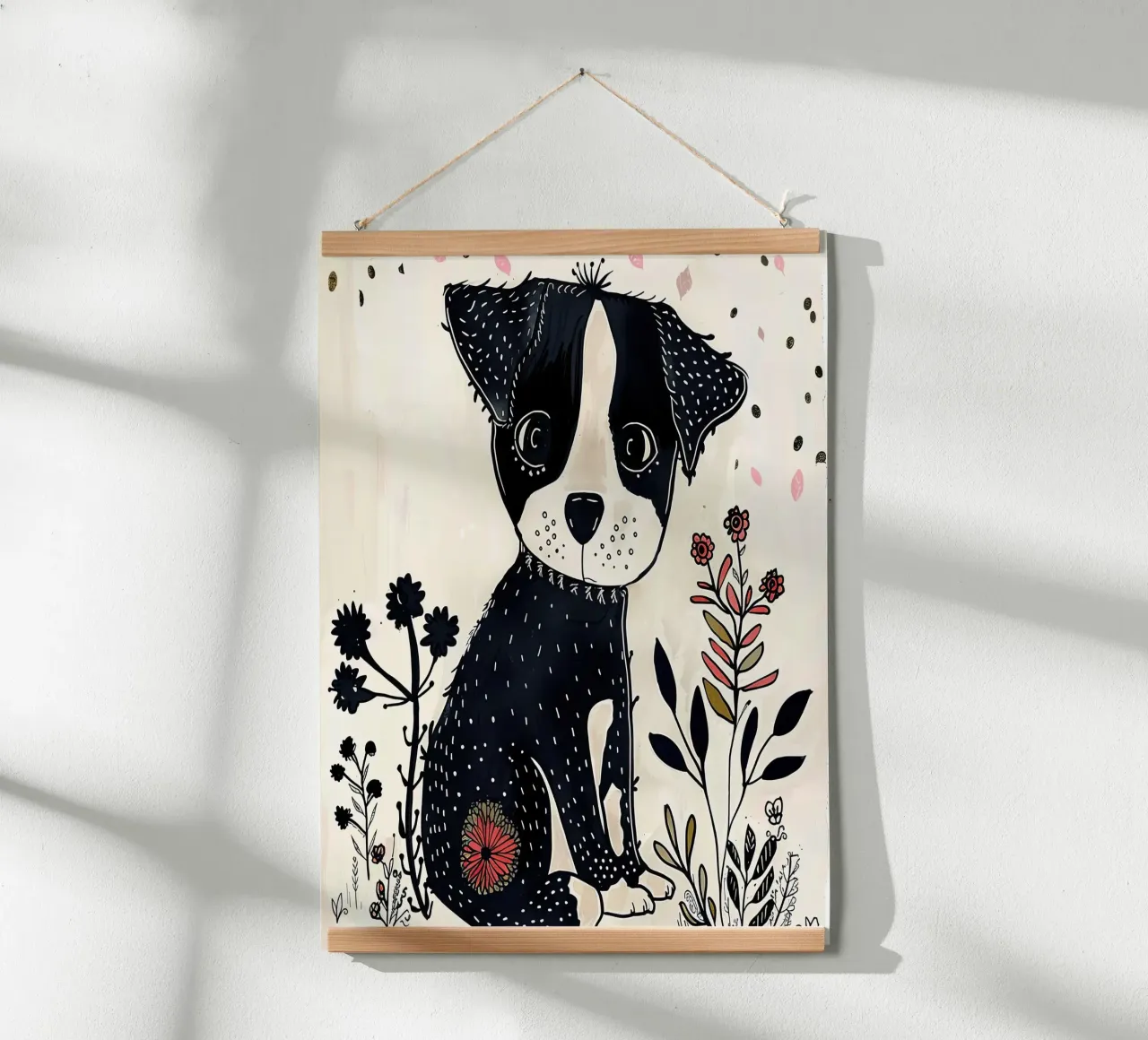 Cucciolo maculato poster con telaio in plastica da DaarbyN