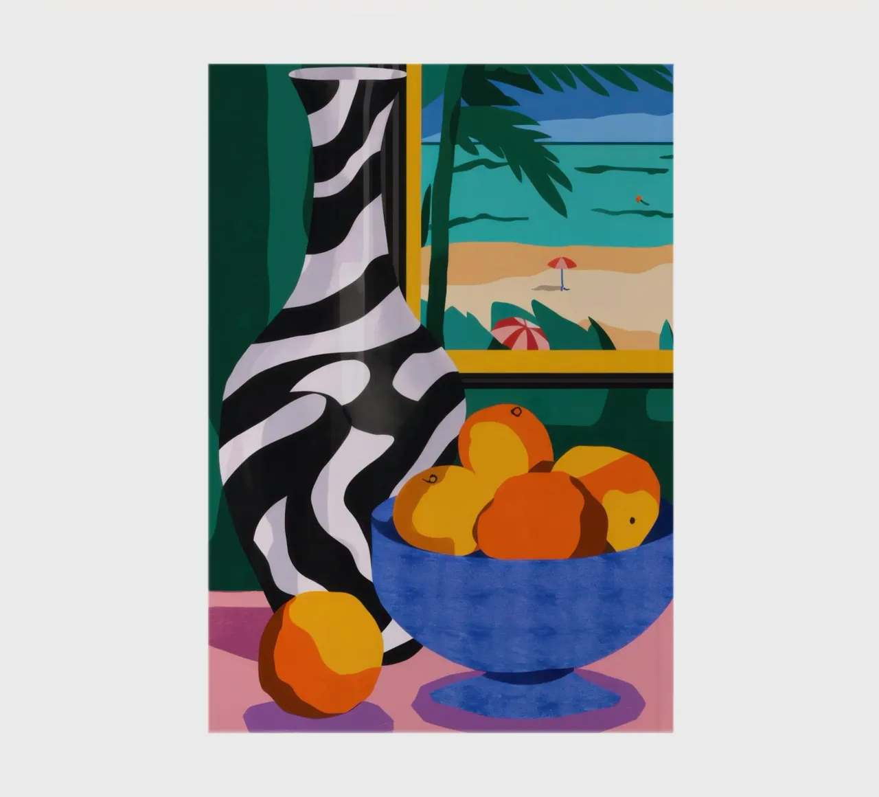 Window with Oranges notebook by Irish Strokes