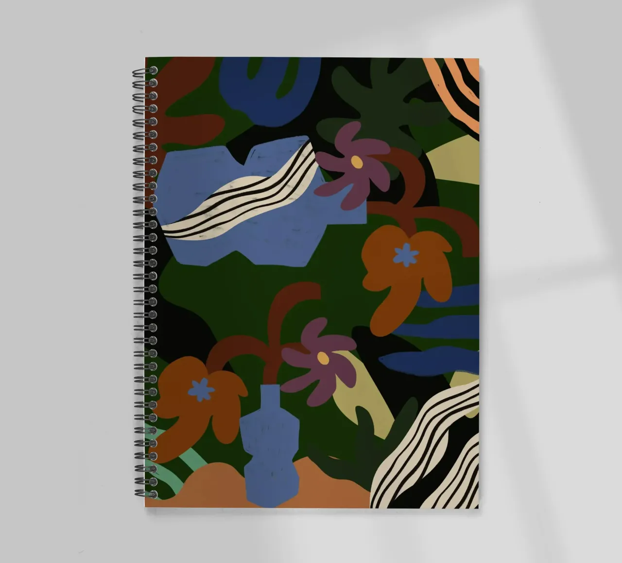 Seasonal Greens spiral notebook by Arty Guava