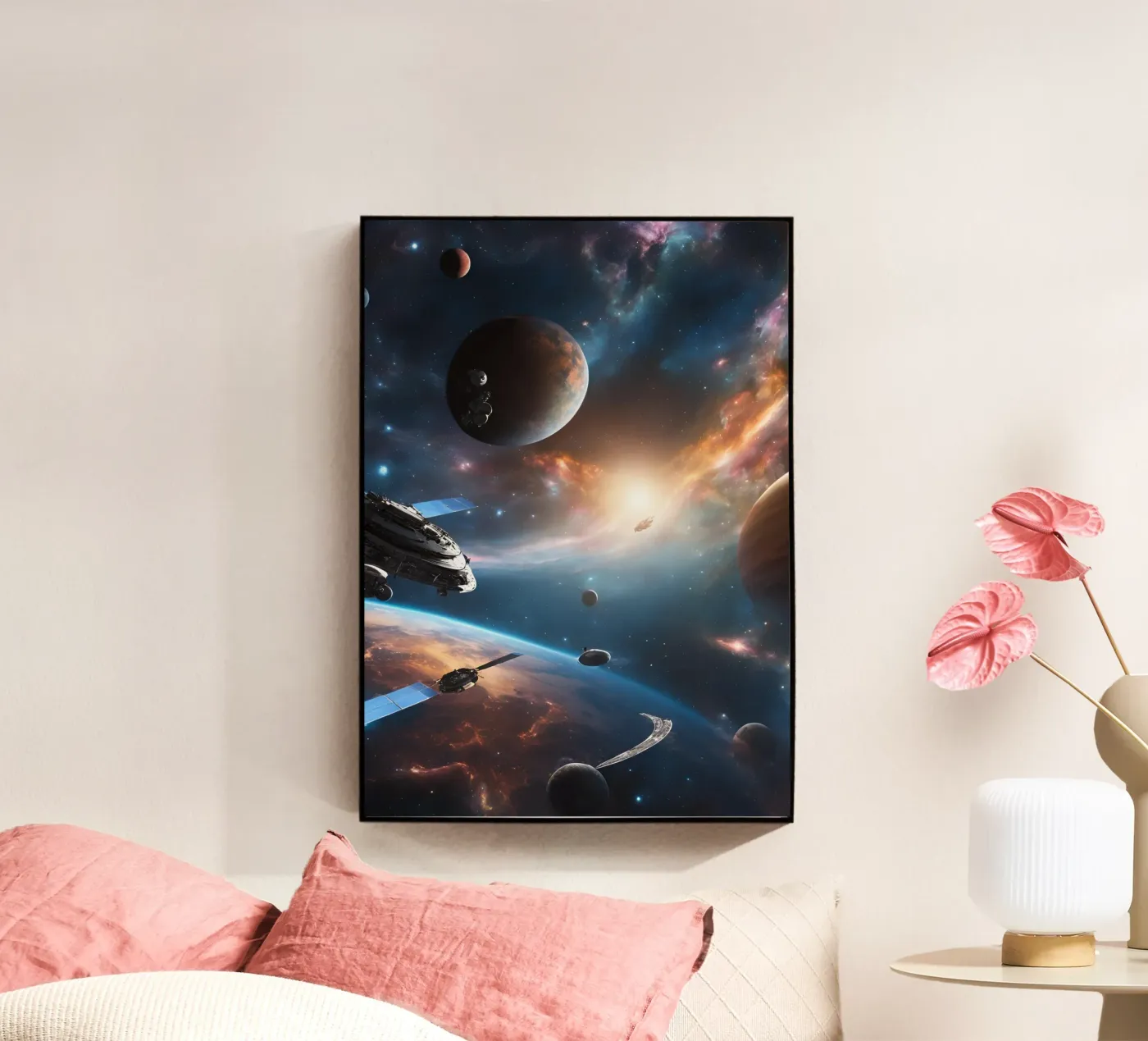 Space World Acryl-Glas von Poster Dreams