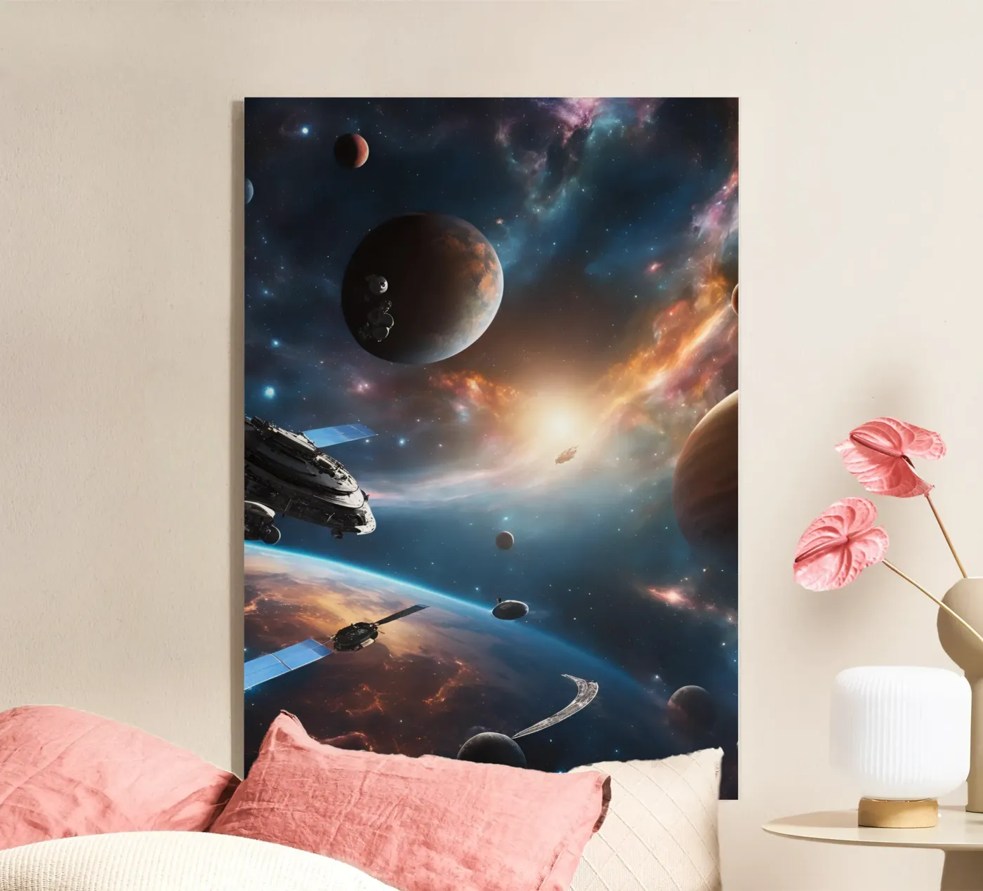 Space World Acryl-Glas von Poster Dreams