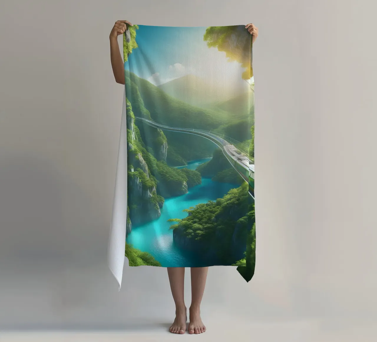 Paradies Train telo mare da Poster Dreams