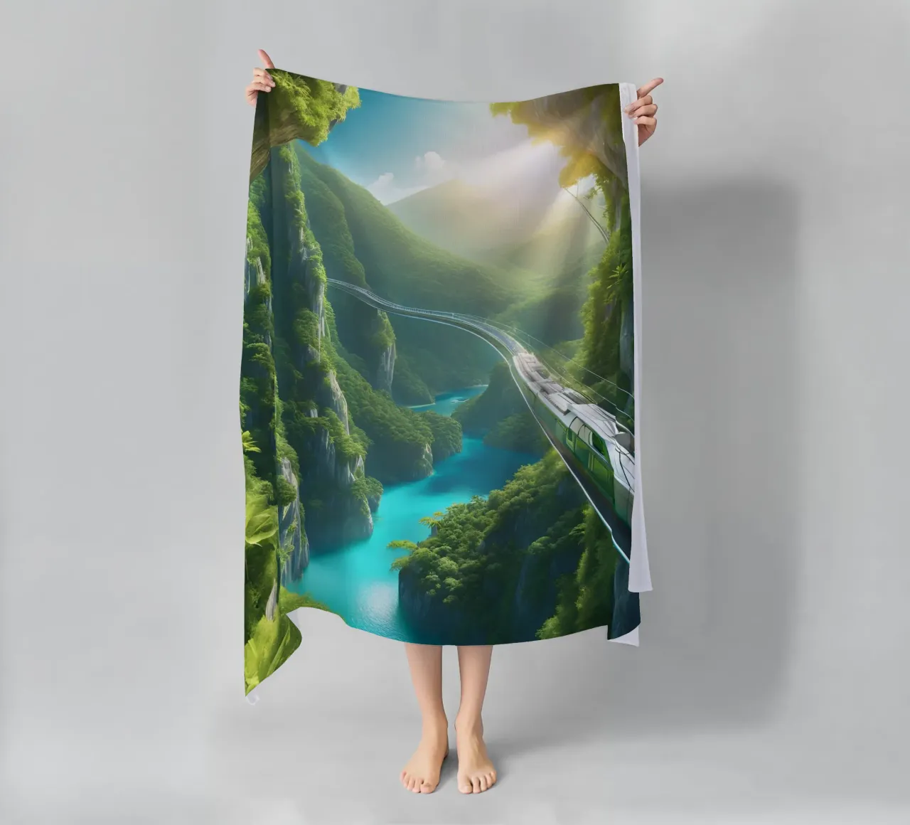 Paradies Train telo mare da Poster Dreams