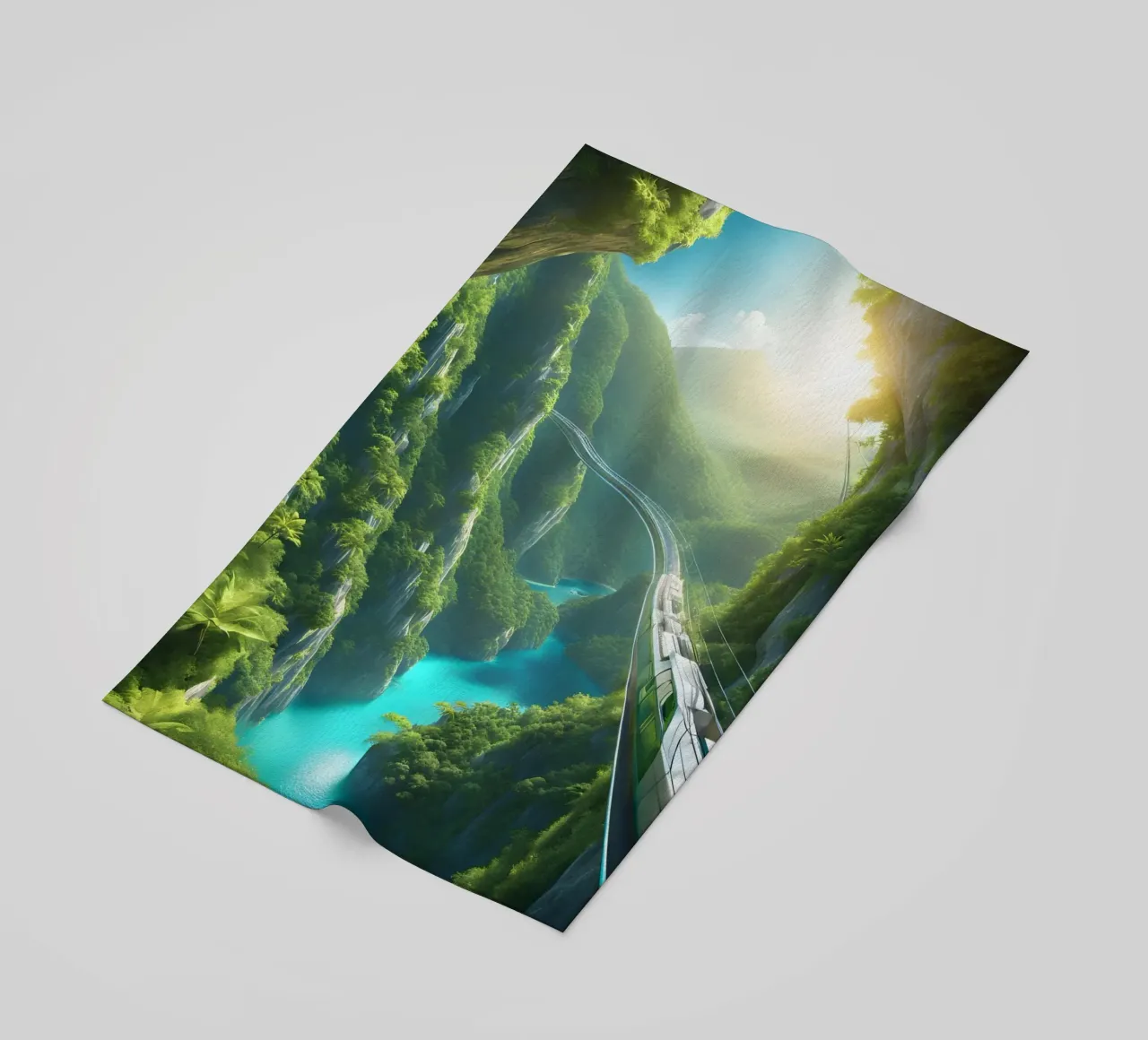 Paradies Train telo mare da Poster Dreams