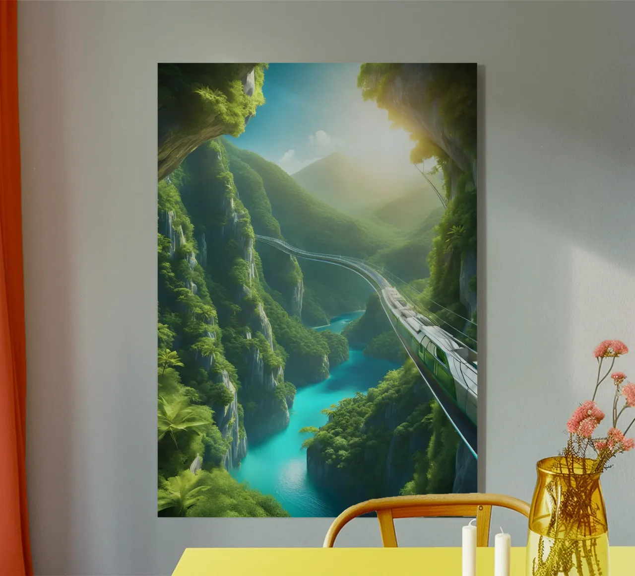 Paradies Train plexiglass da Poster Dreams