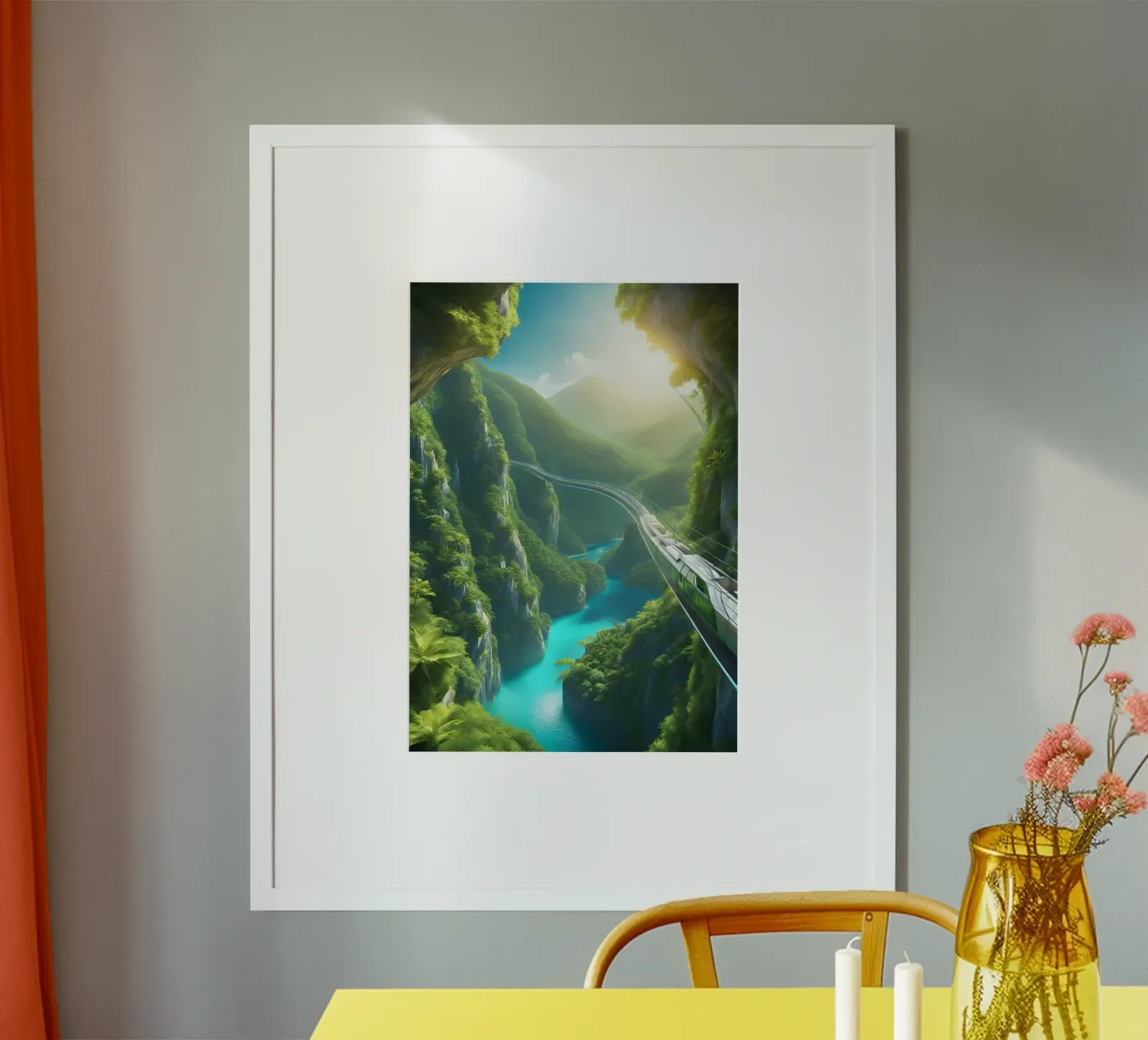 Paradies Train poster de Poster Dreams