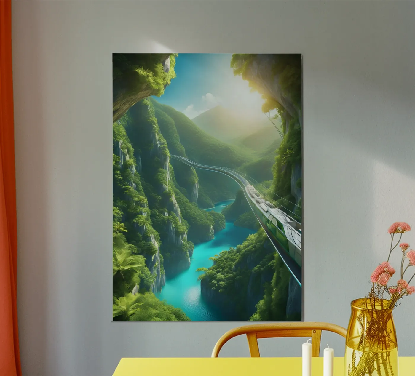 Paradies Train poster by Poster Dreams