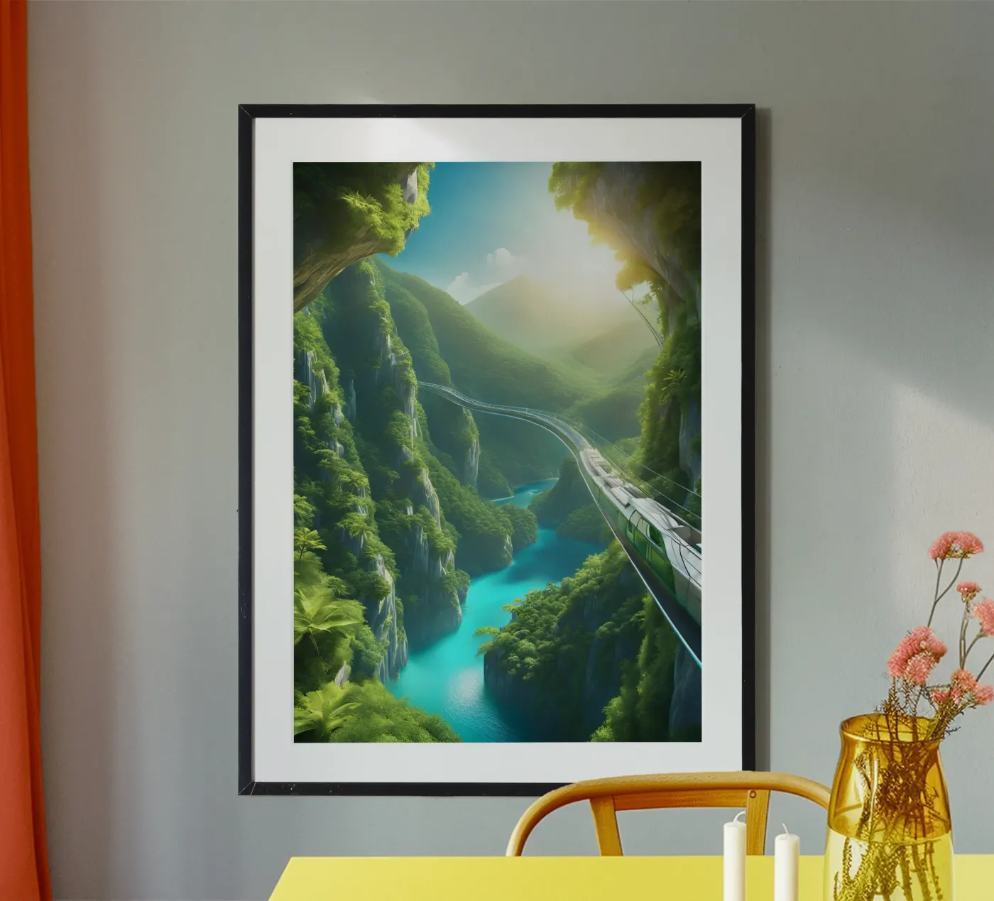 Paradies Train poster by Poster Dreams