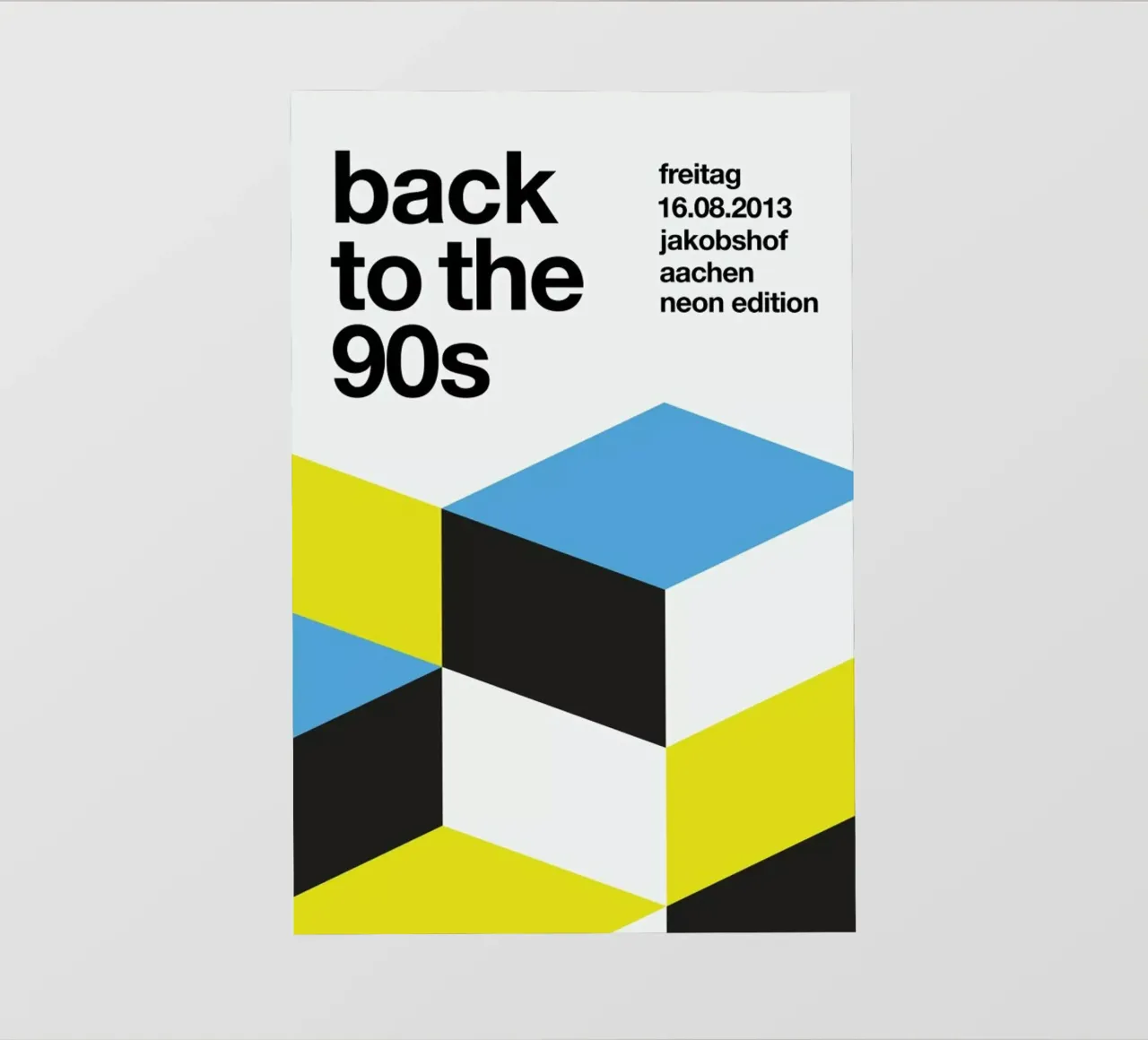 Back To The 90s telo in pvc da Stephan Kochs