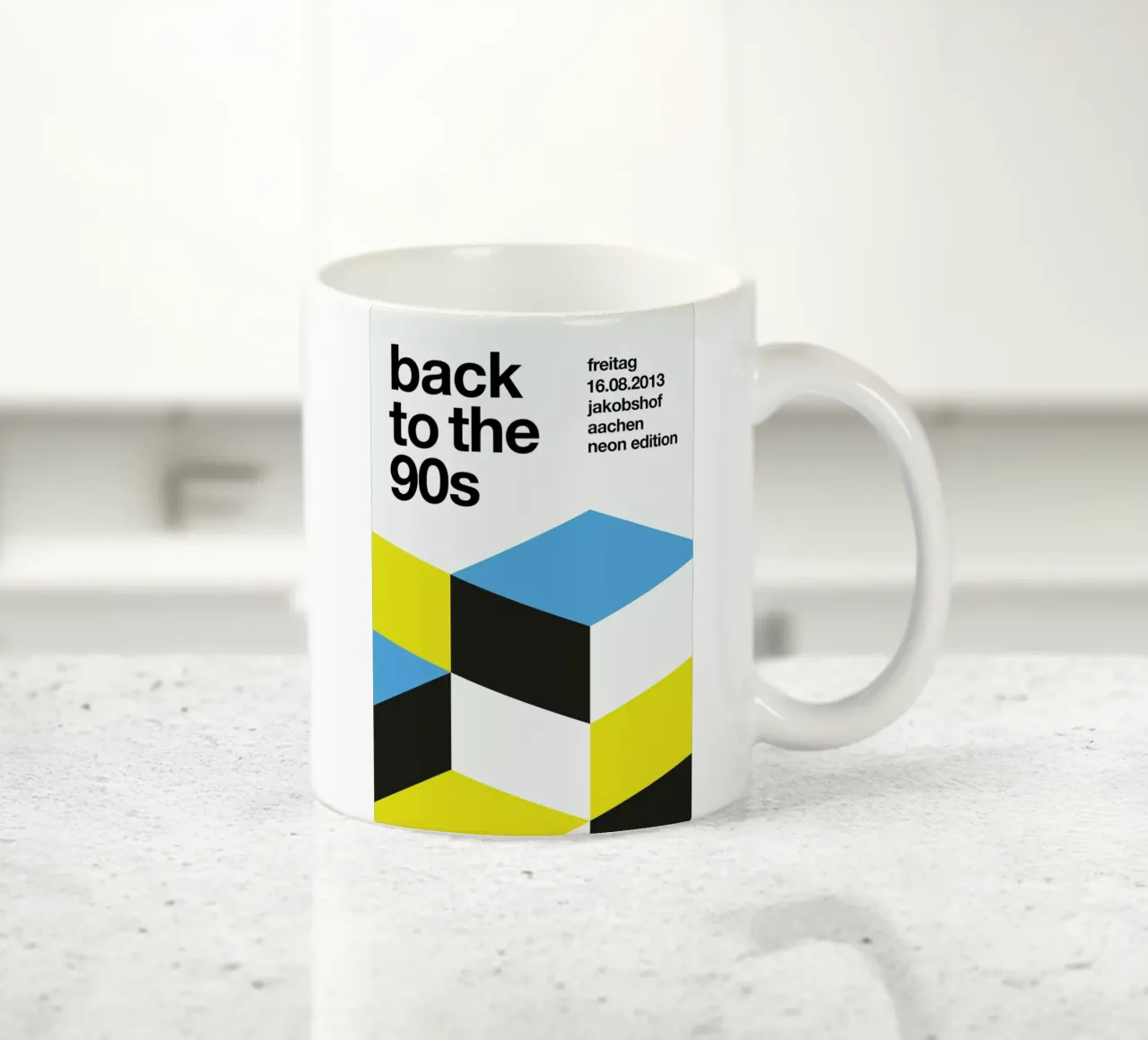 Back To The 90s tazza in ceramica da Stephan Kochs