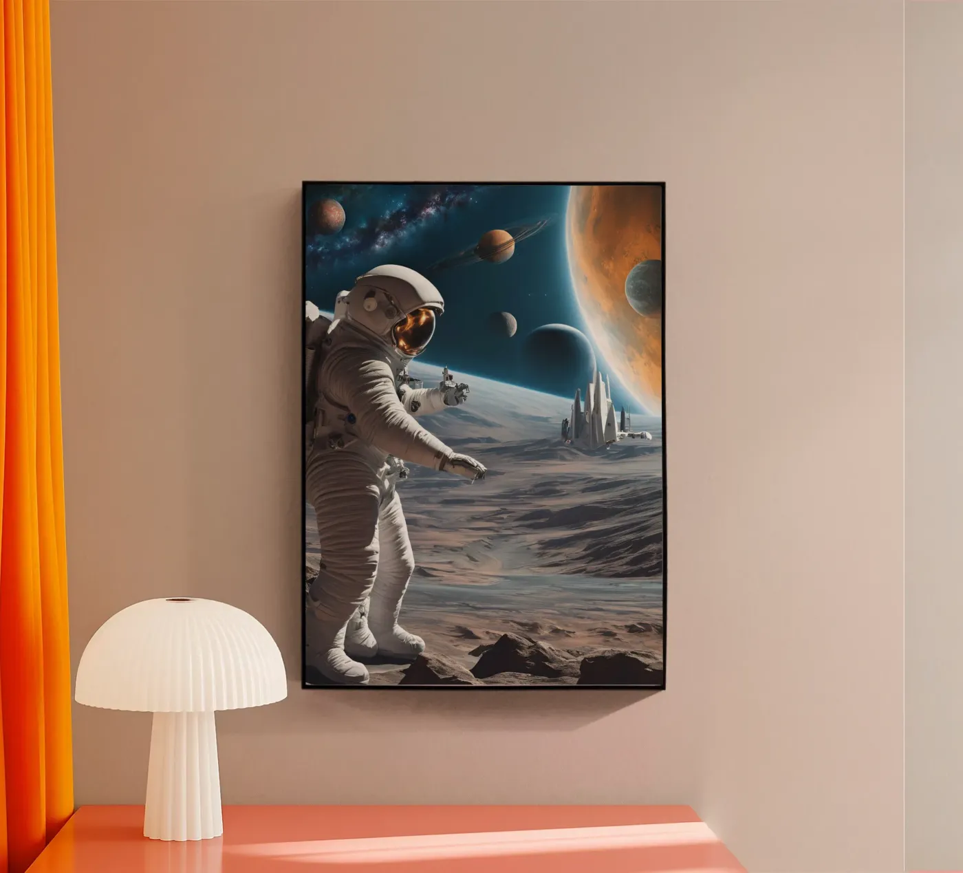 Space World plexiglas de Poster Dreams