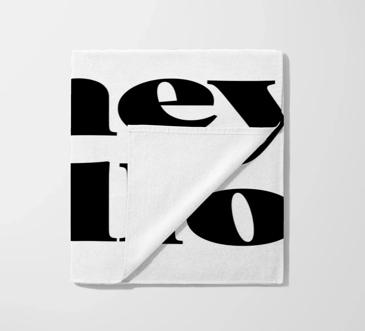 "hi. hey. hello." telo mare da Type & Tape