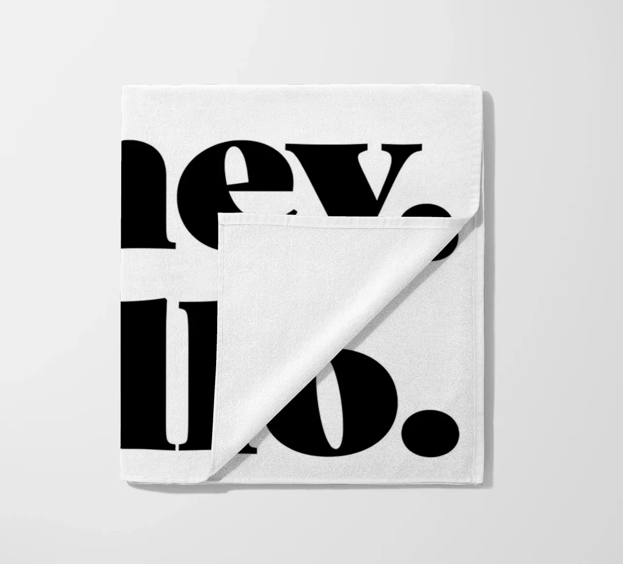 "hi. hey. hello." telo mare da Type & Tape