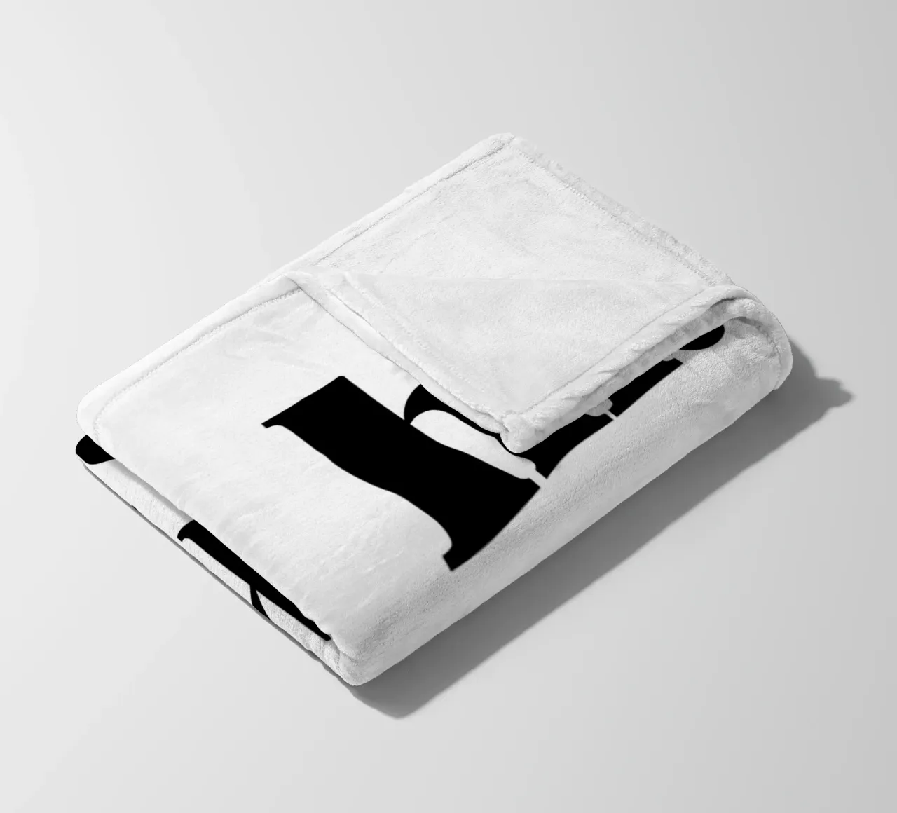 "hi. hey. hello." coperta in pile da Type & Tape