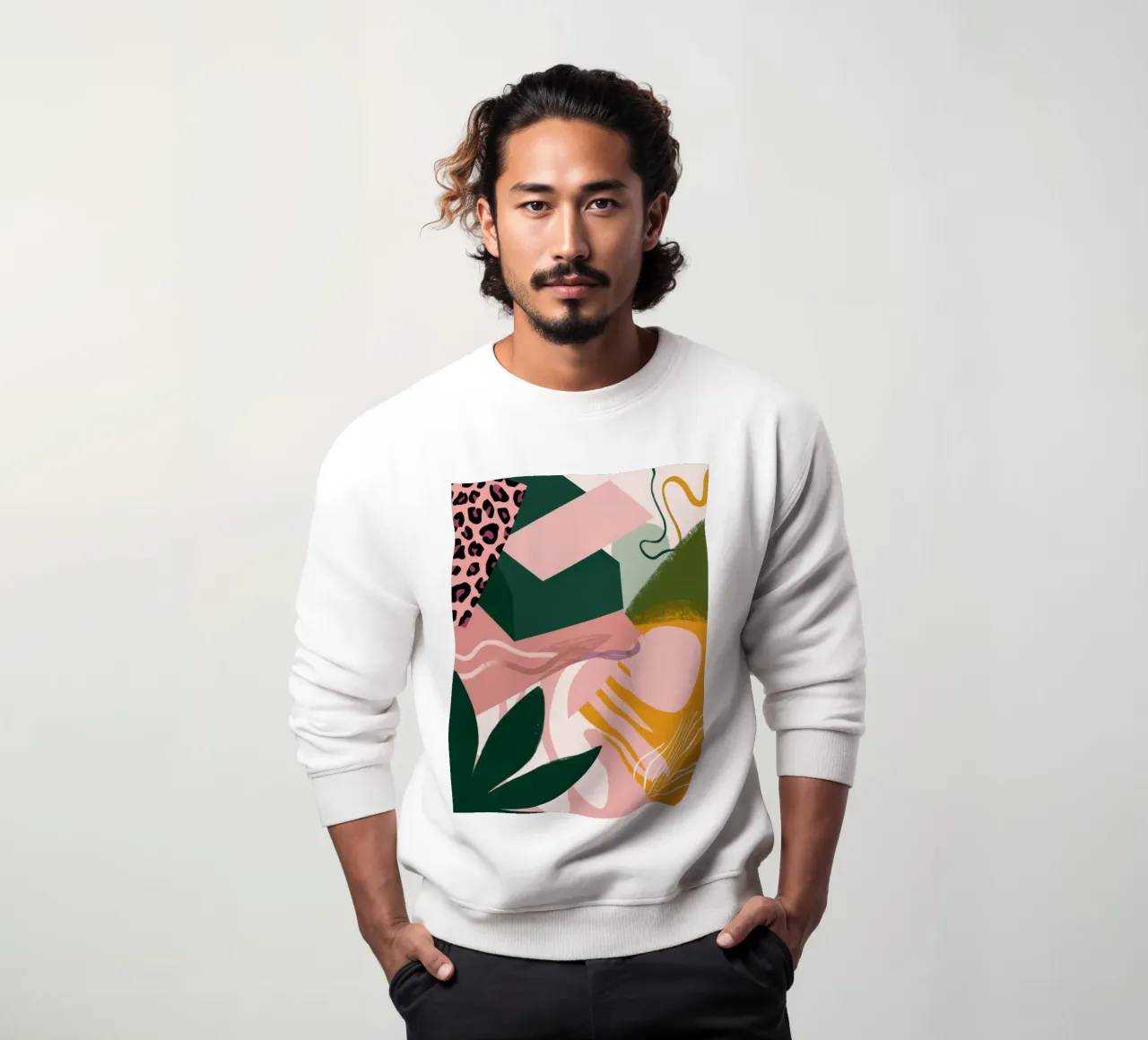 Zachte Vorm Abstract sweatshirt van Irish Strokes