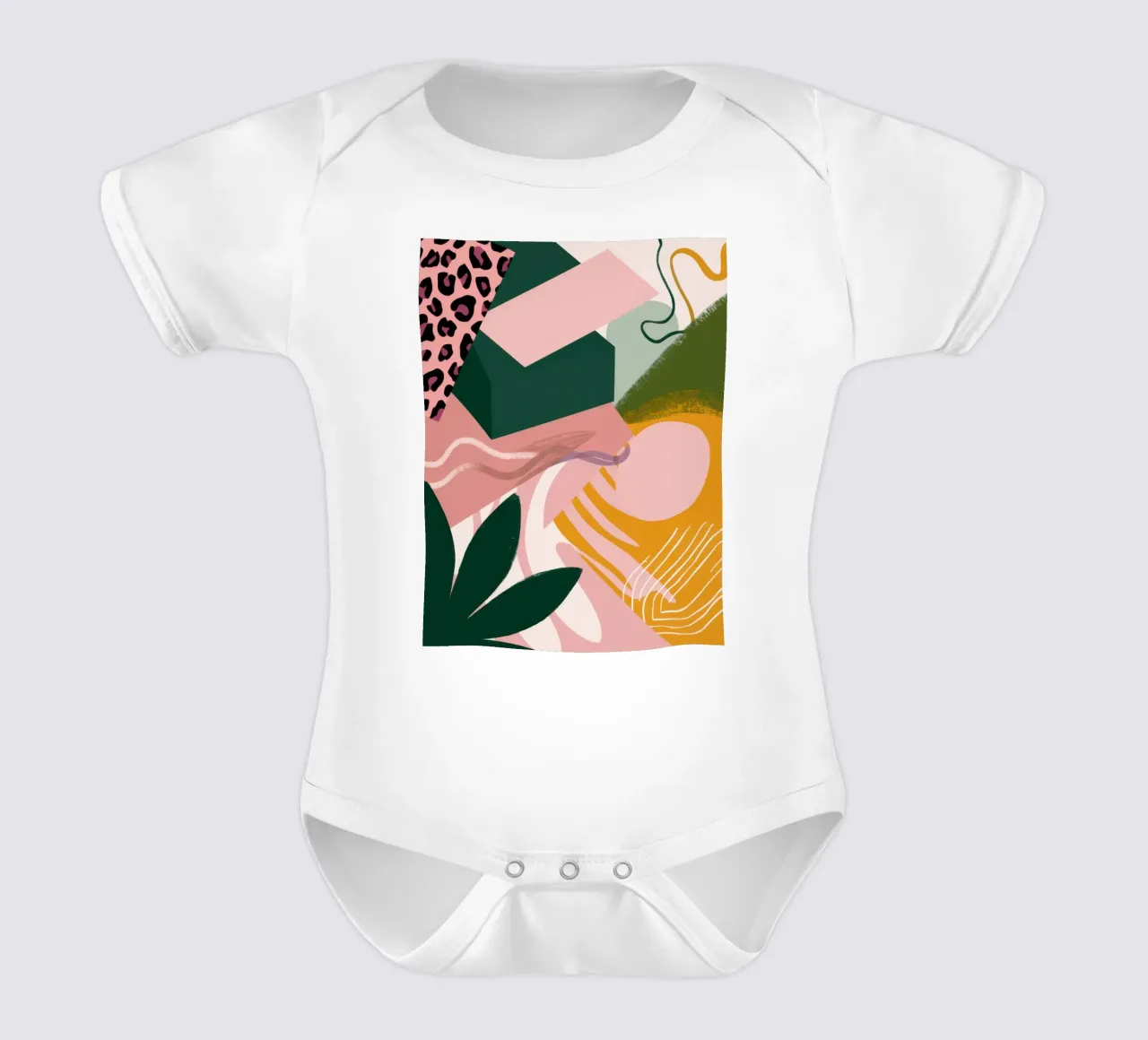 Forme douce abstraite body bébé de Irish Strokes