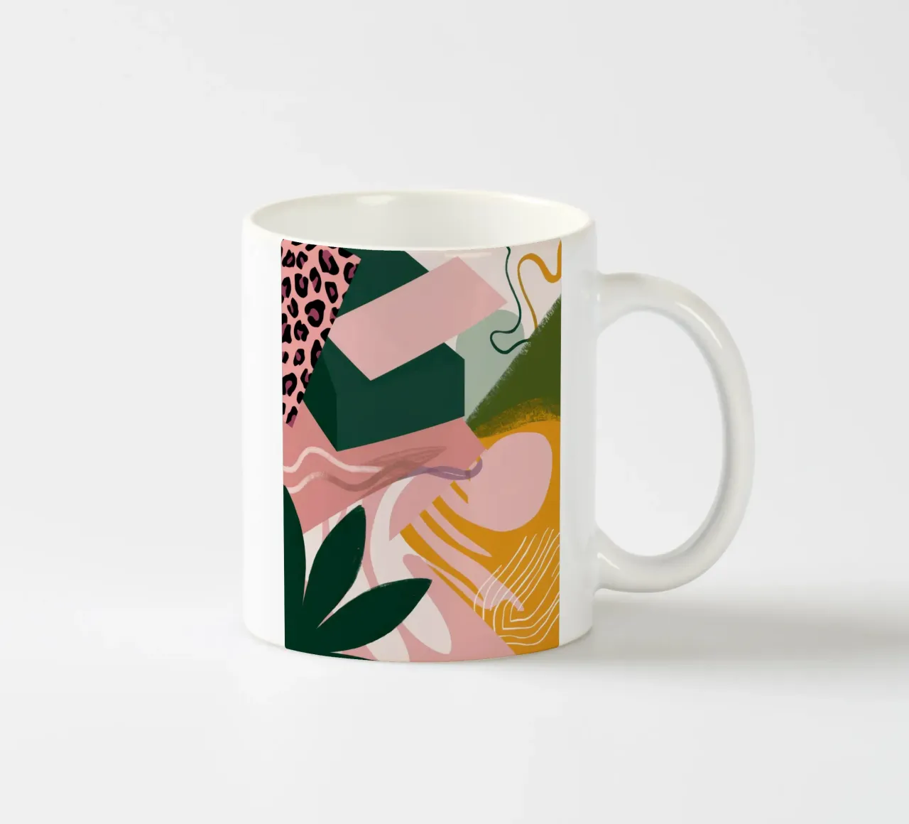 Forma morbida Astratto tazza in ceramica da Irish Strokes