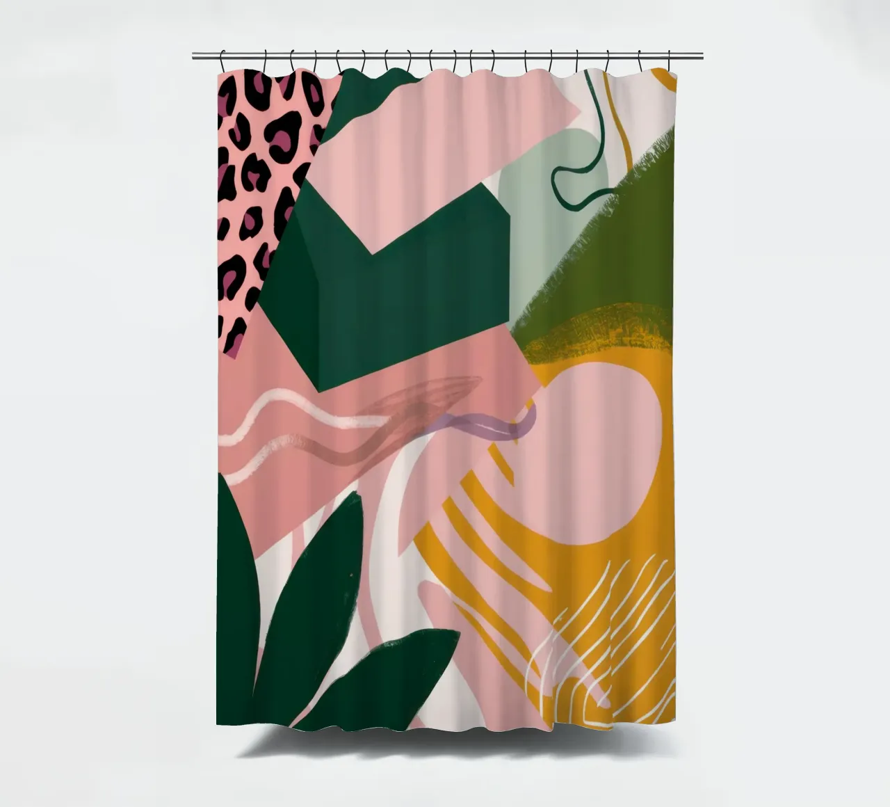 Zachte Vorm Abstract douchegordijn van Irish Strokes