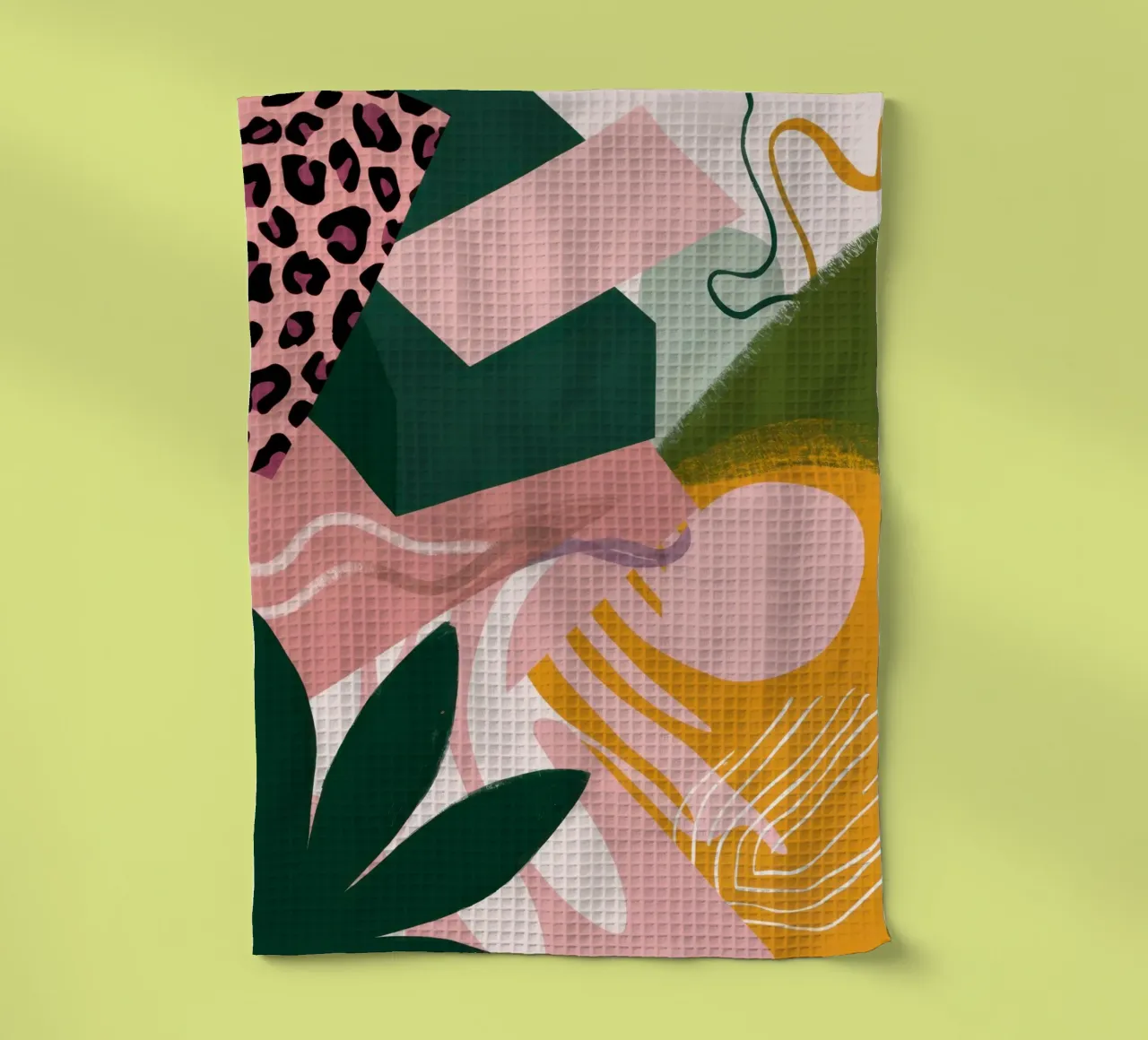 Forme douce abstraite torchon de Irish Strokes