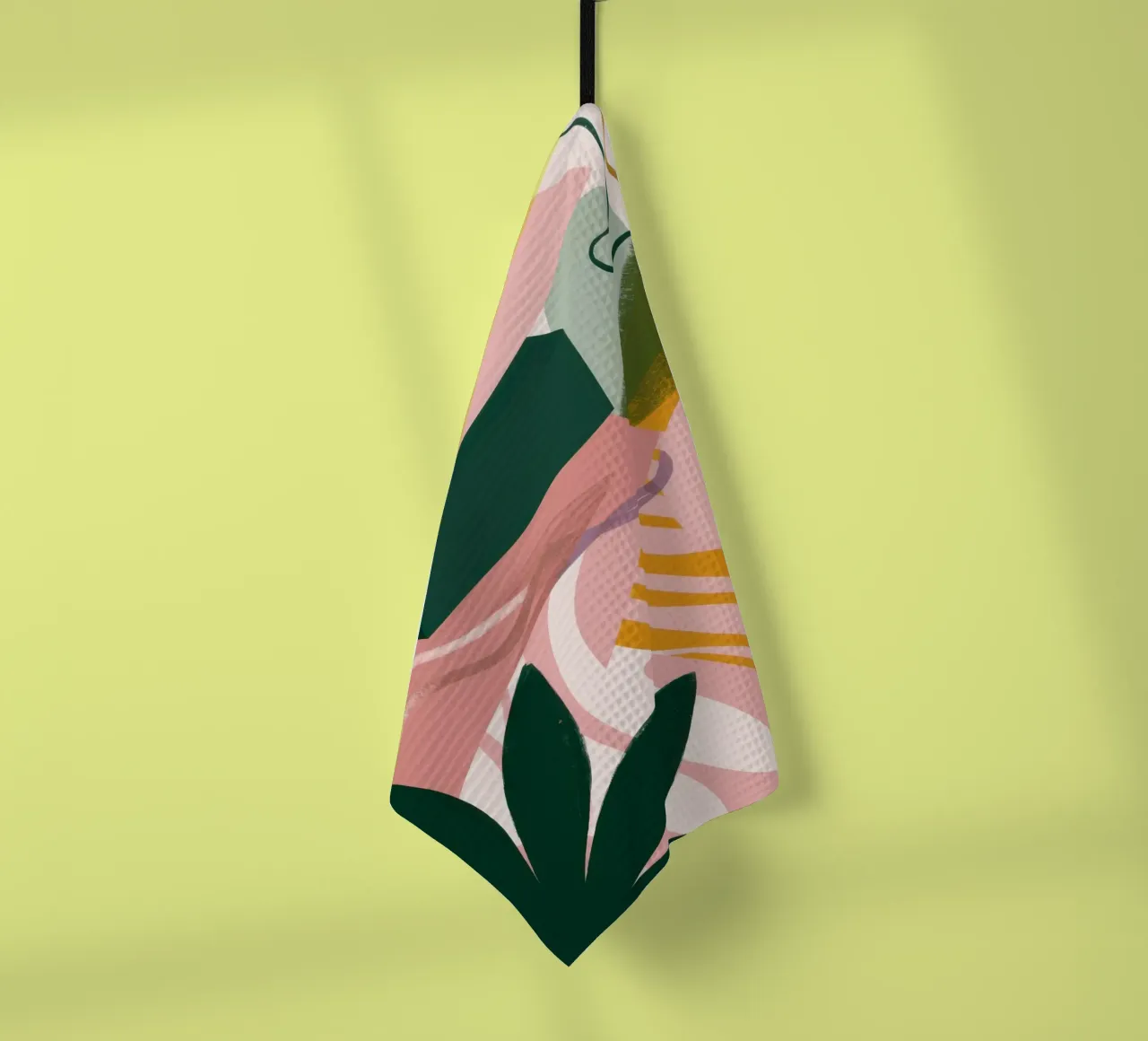 Forme douce abstraite torchon de Irish Strokes