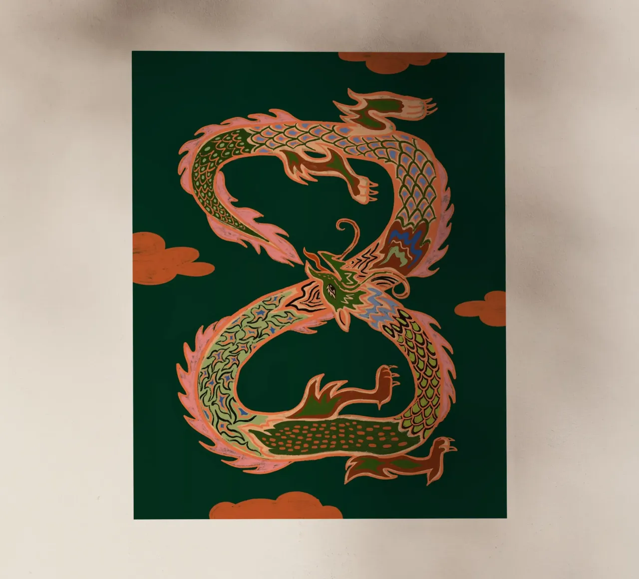 Infinity Dragon pellicola backlit da Arty Guava