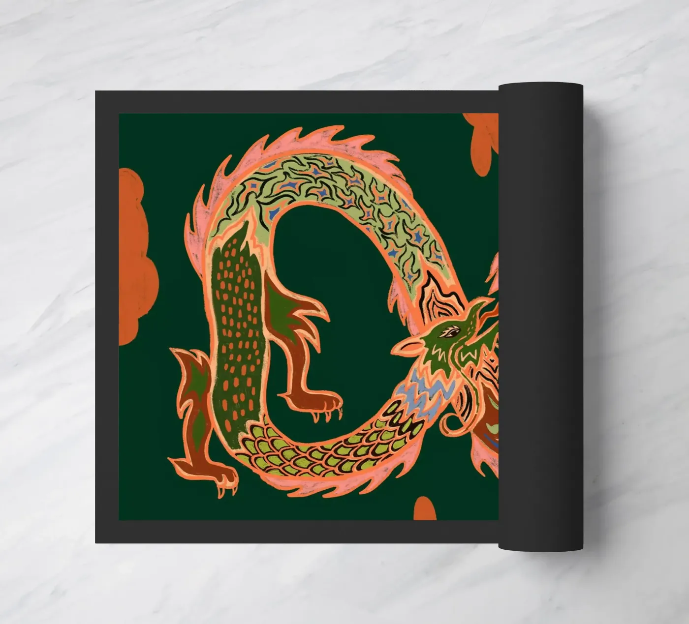 Infinity Dragon Fußmatte von Arty Guava