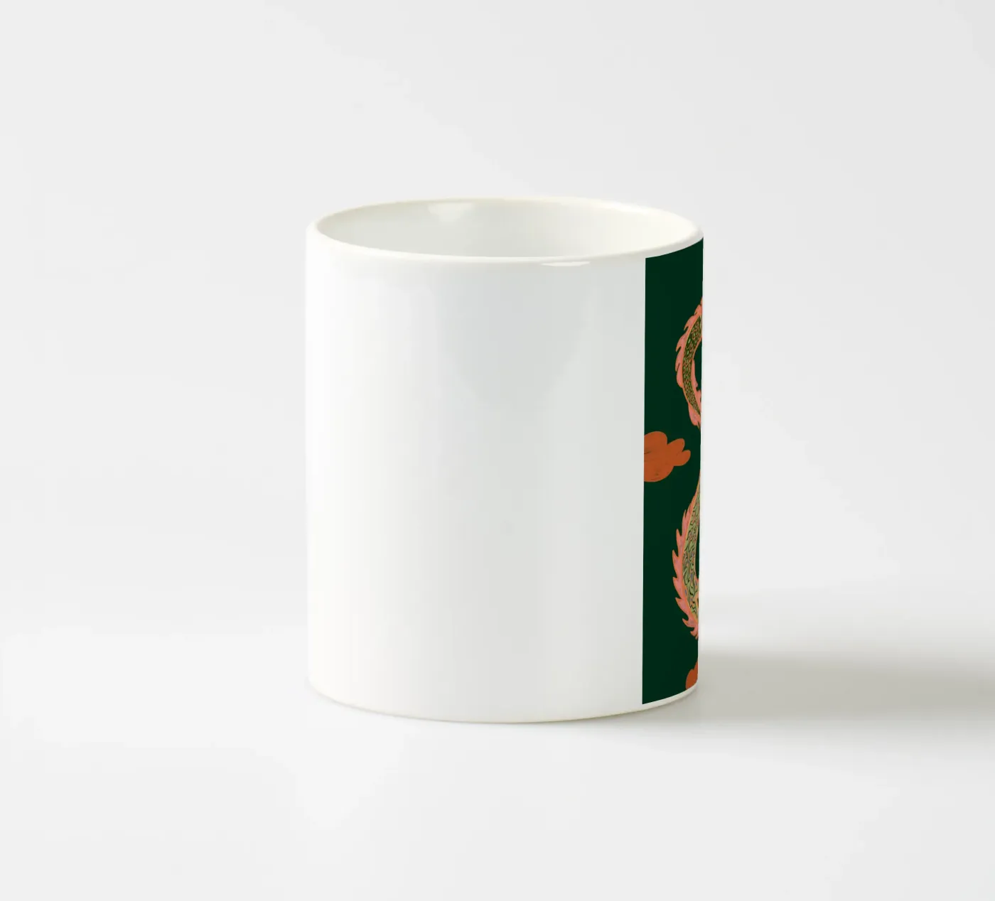 Infinity Dragon ceramic mug by Arty Guava
