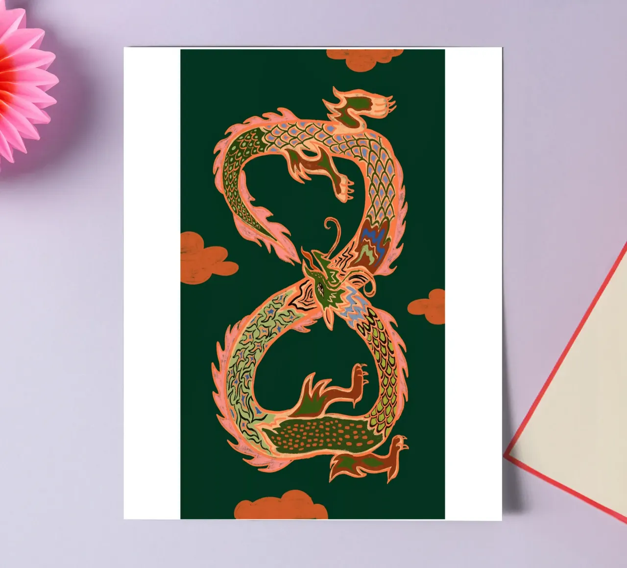 Infinity Dragon sticker sheet by Arty Guava