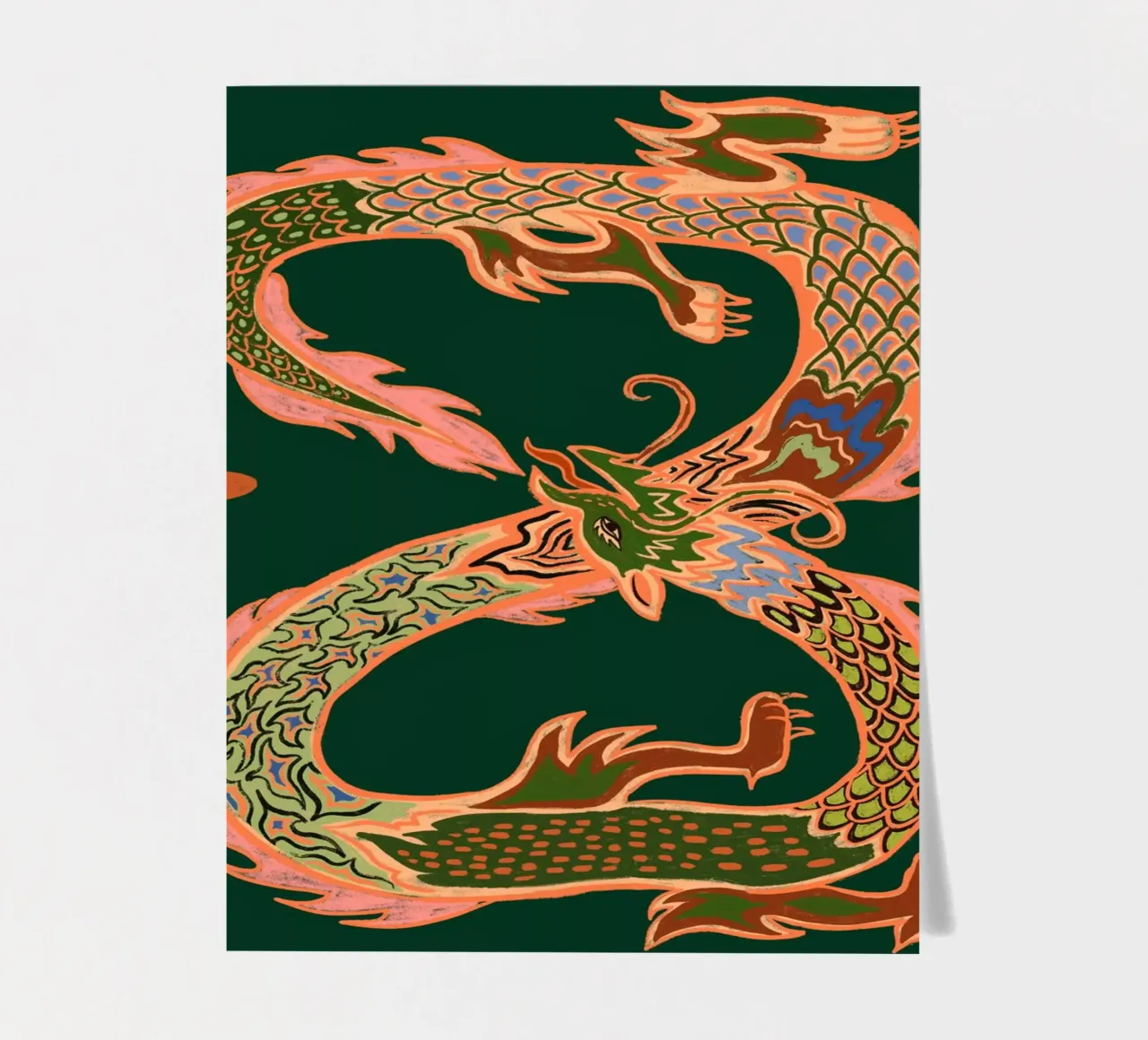 Infinity Dragon sticker sheet by Arty Guava