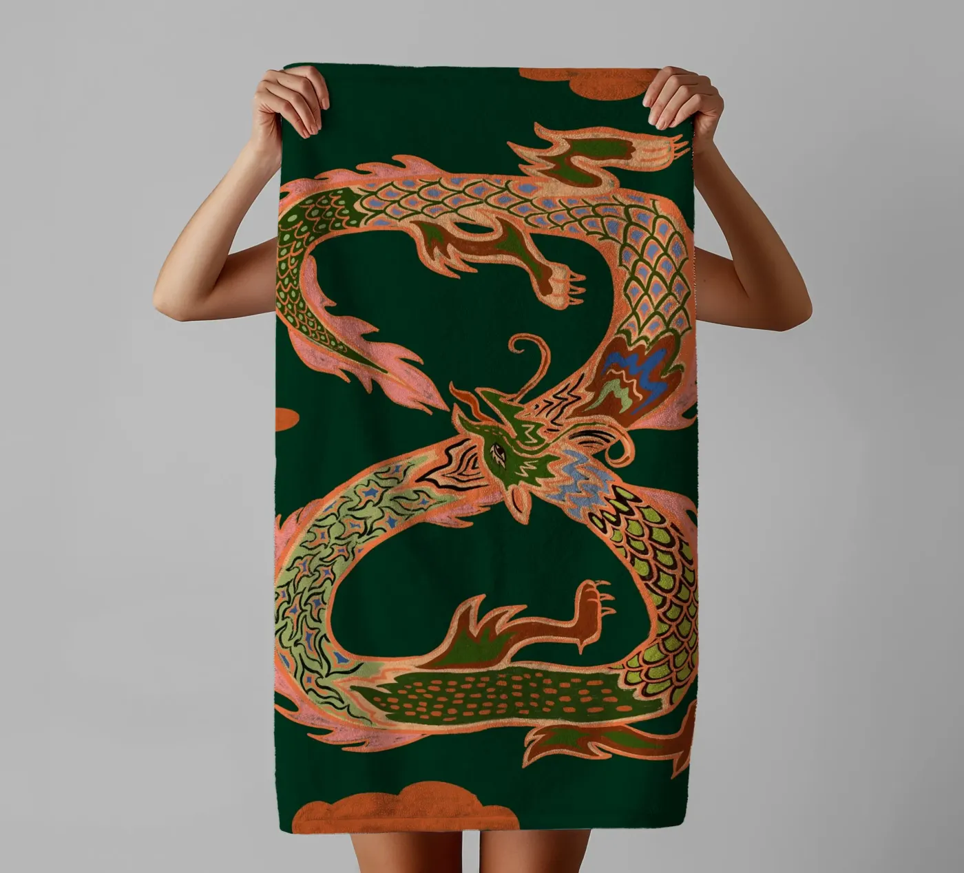 Infinity Dragon badhanddoek van Arty Guava