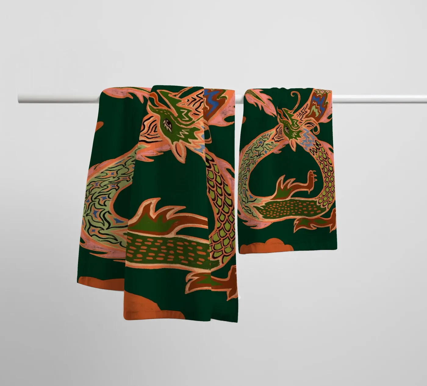 Infinity Dragon badhanddoek van Arty Guava