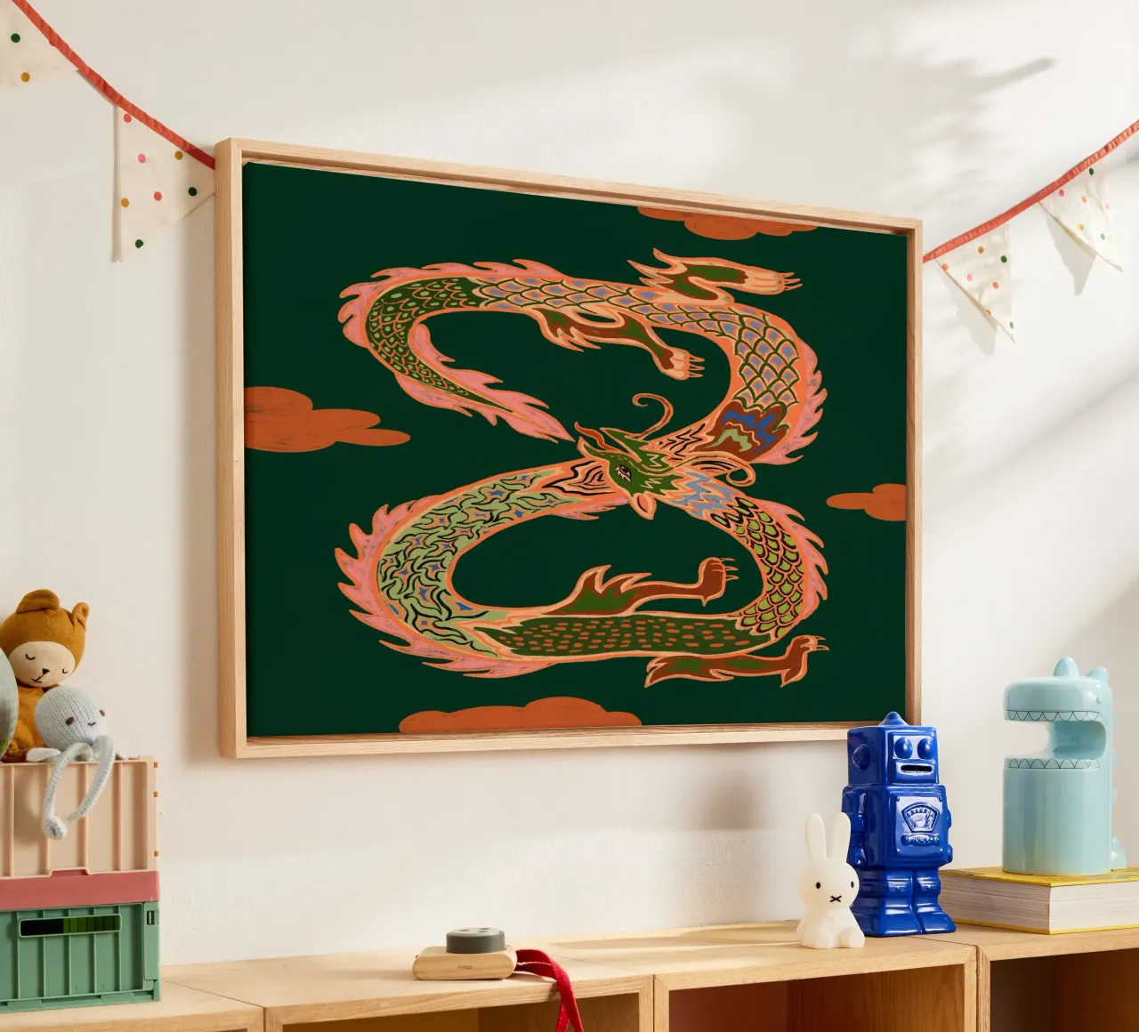 Infinity Dragon tela da Arty Guava