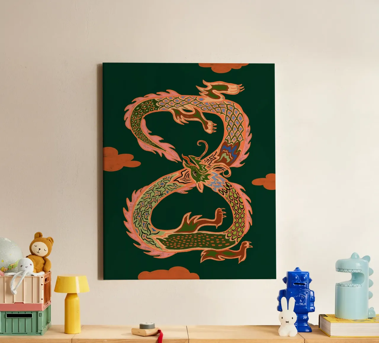 Infinity Dragon tela da Arty Guava