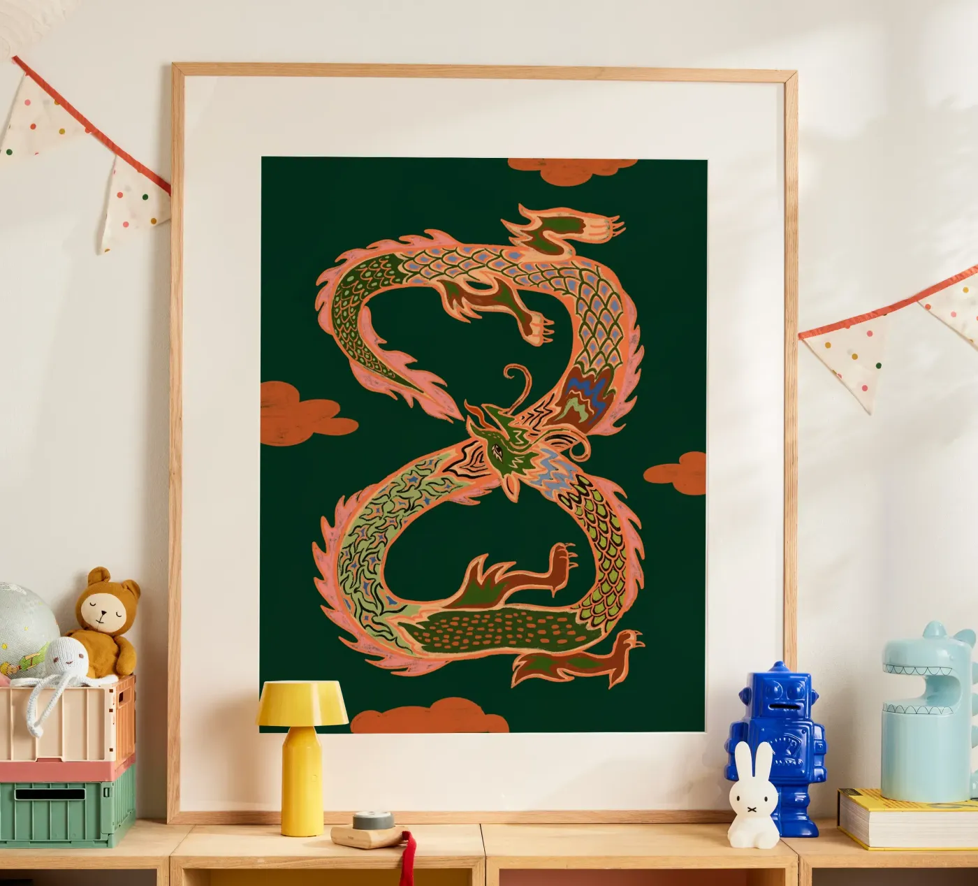 Infinity Dragon poster de Arty Guava