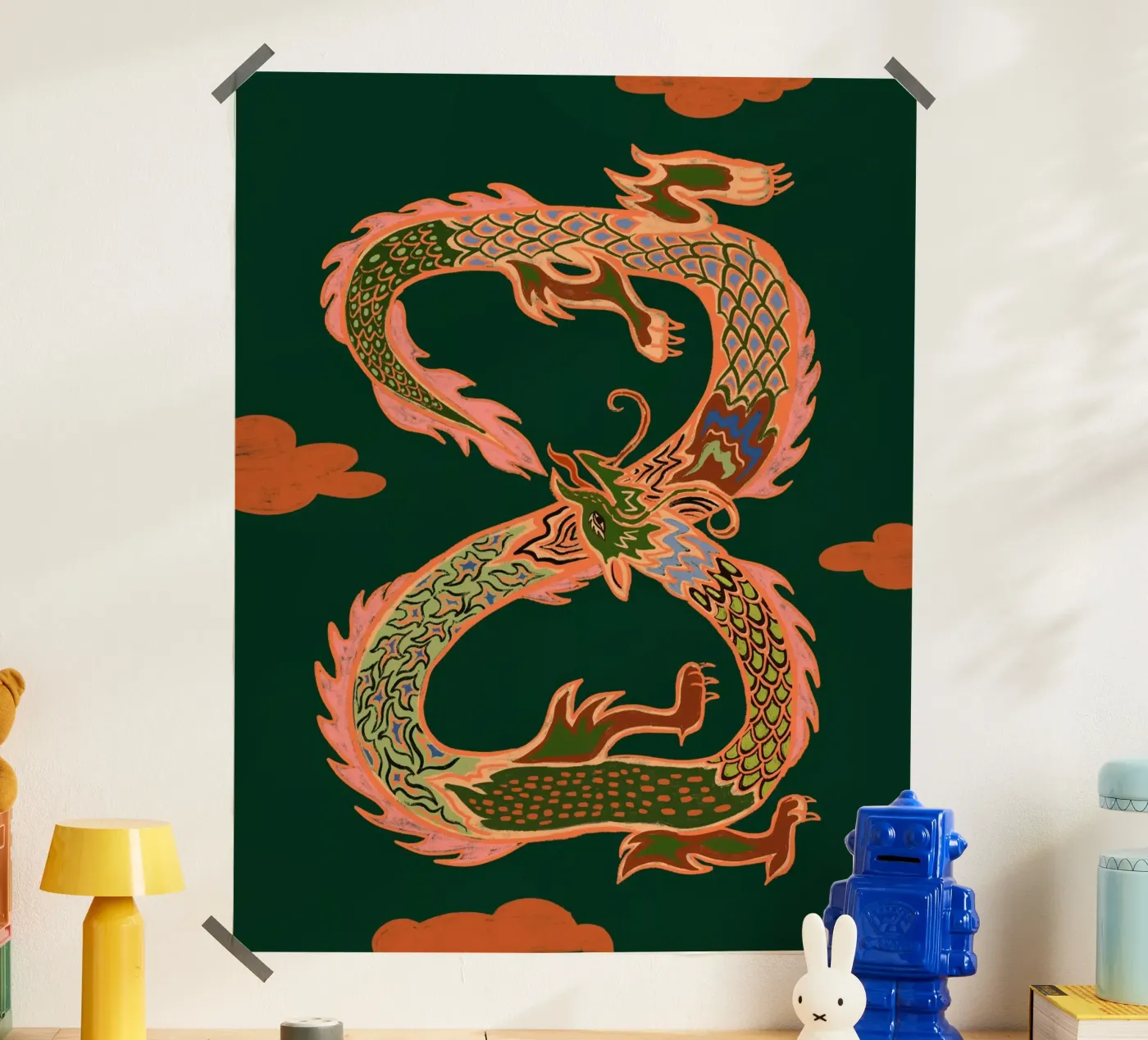 Infinity Dragon poster de Arty Guava