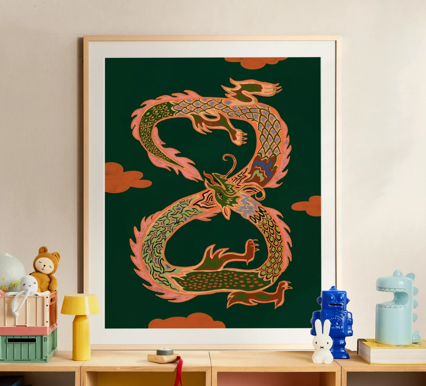Infinity Dragon poster de Arty Guava