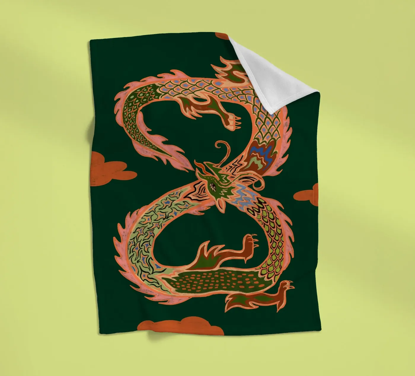 Infinity Dragon fleecedeken van Arty Guava