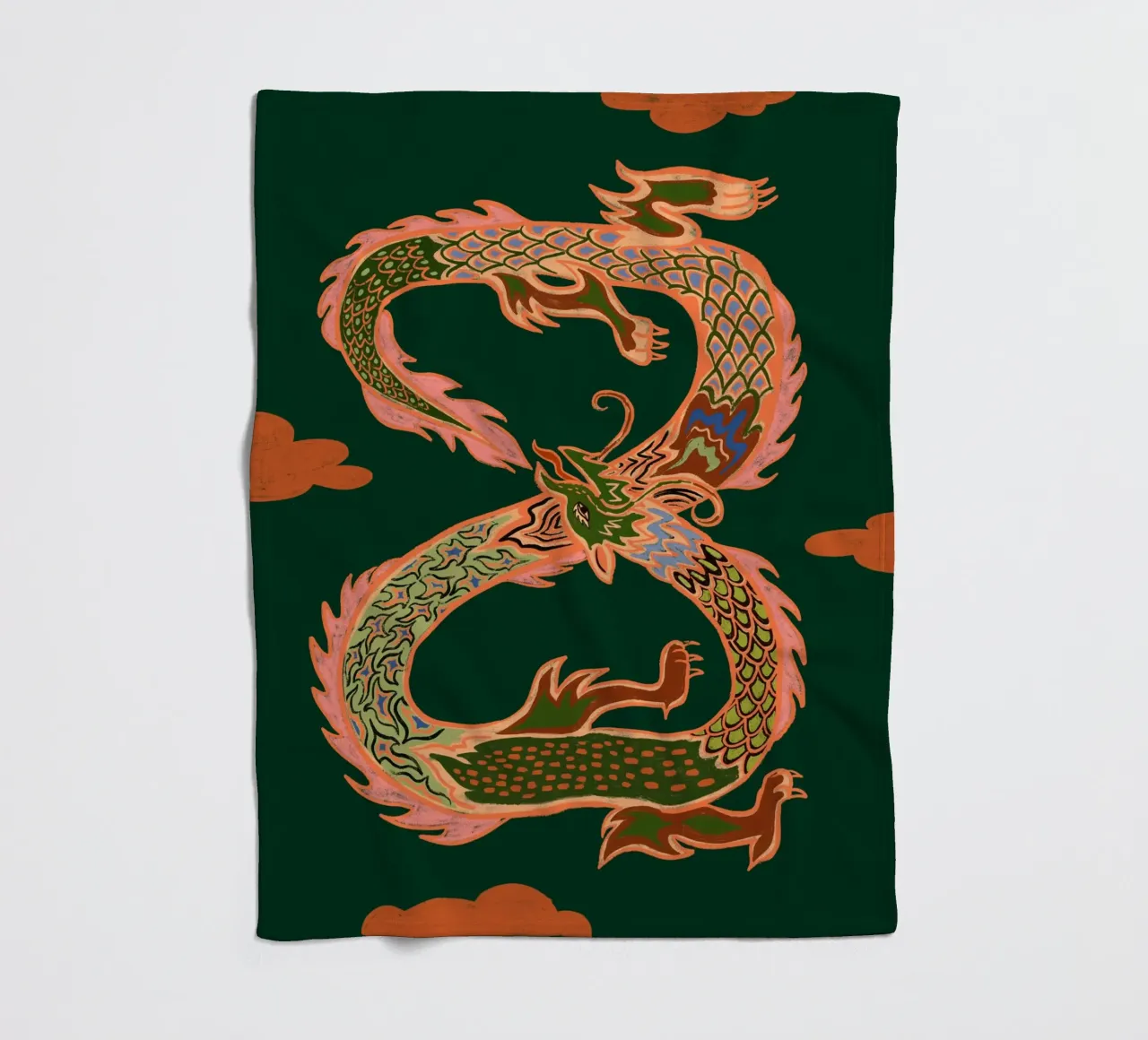 Infinity Dragon fleecedeken van Arty Guava