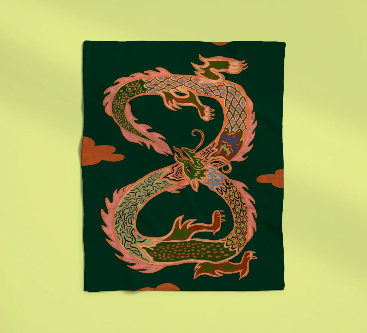 Infinity Dragon fleecedeken van Arty Guava