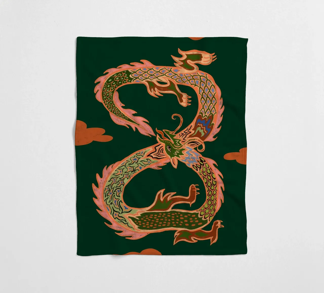 Infinity Dragon fleecedeken van Arty Guava