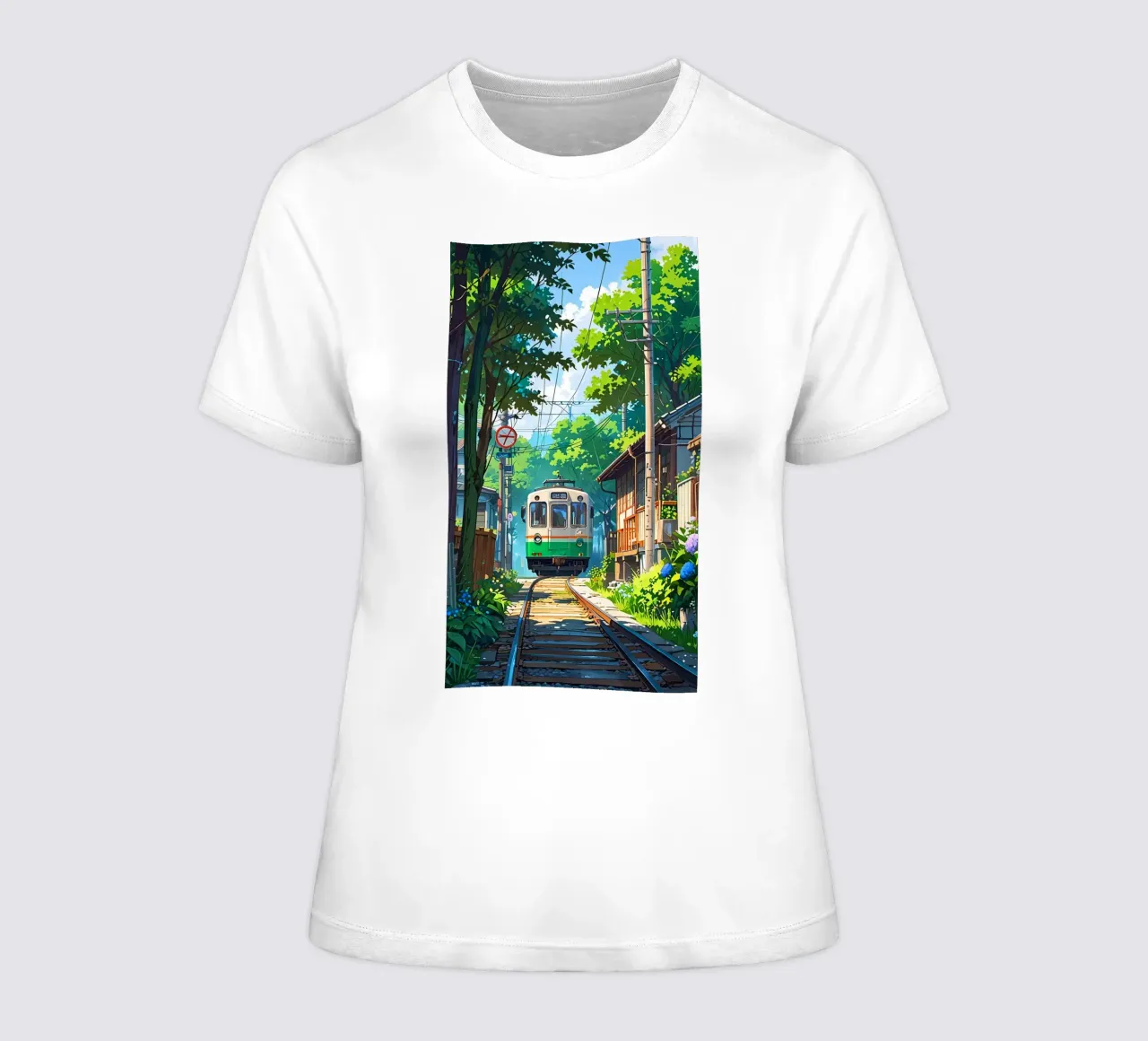 Train With Japan  Vibes t-shirt da donna da Jeff Studio