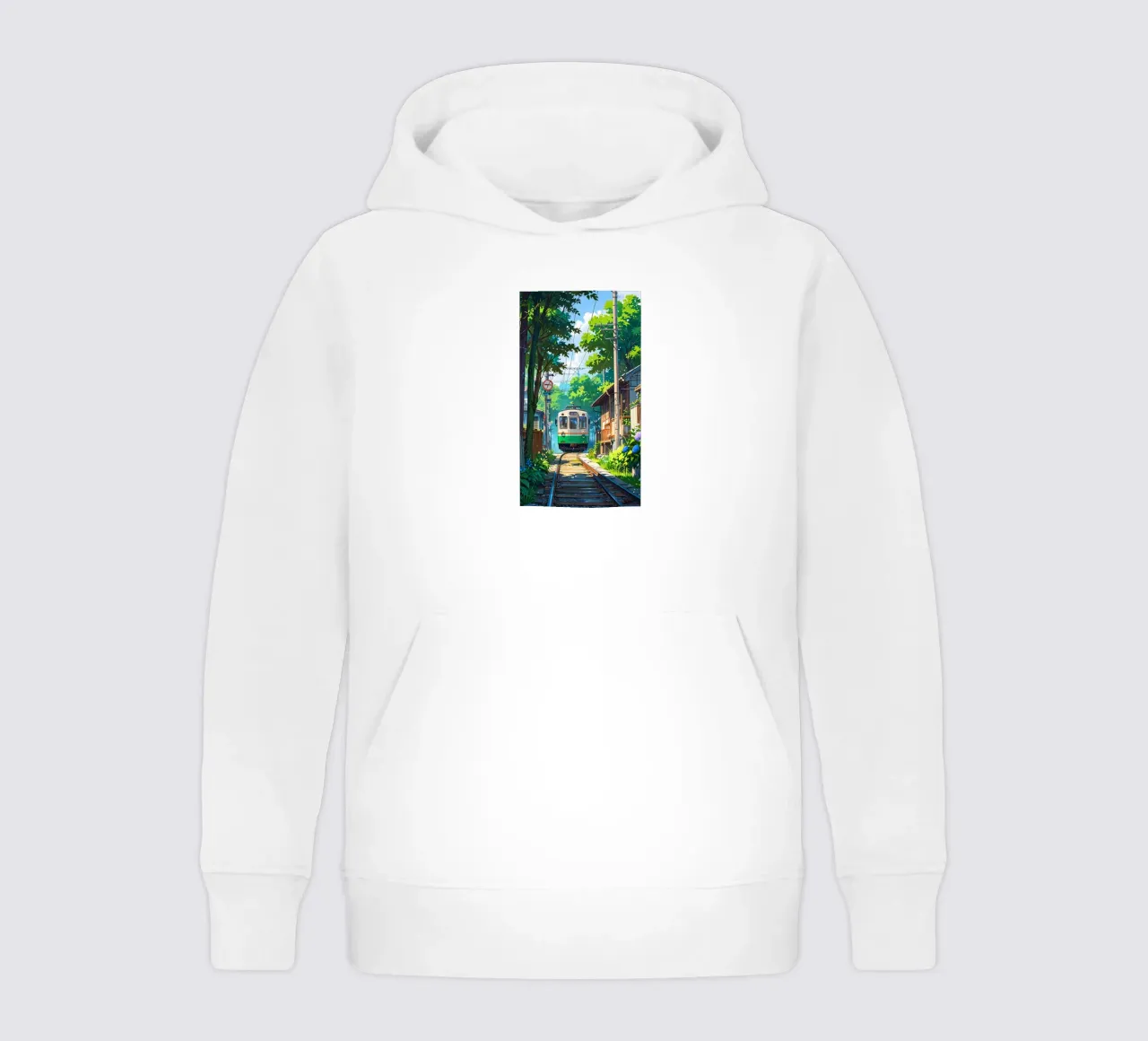 Train With Japan  Vibes felpa bambino con cappuccio da Jeff Studio