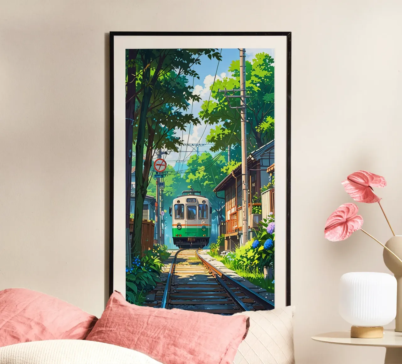 Train With Japan  Vibes carta hahnemühle da Jeff Studio