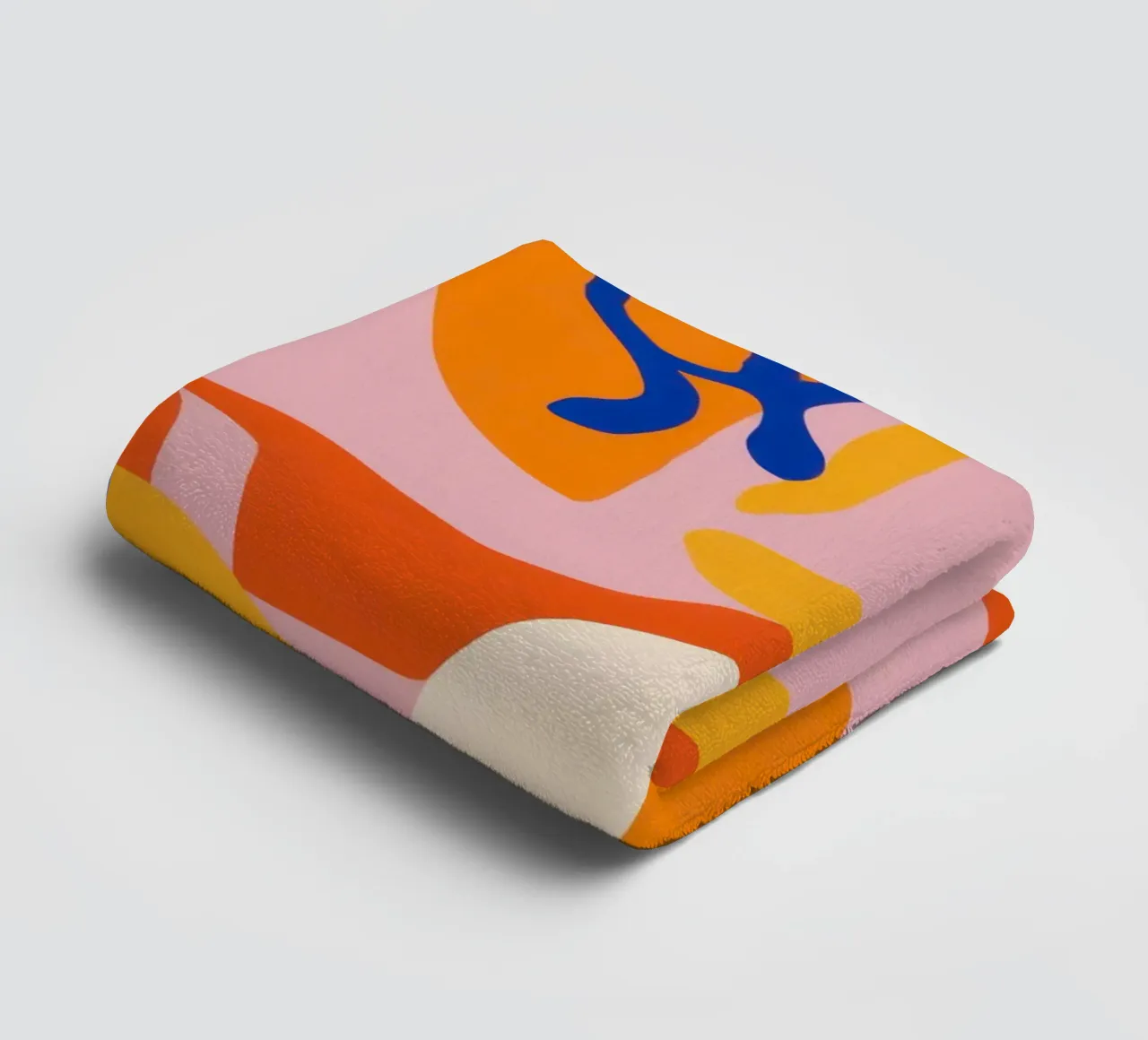 Joyful Jumble of Shapes towel by Luna Aura
