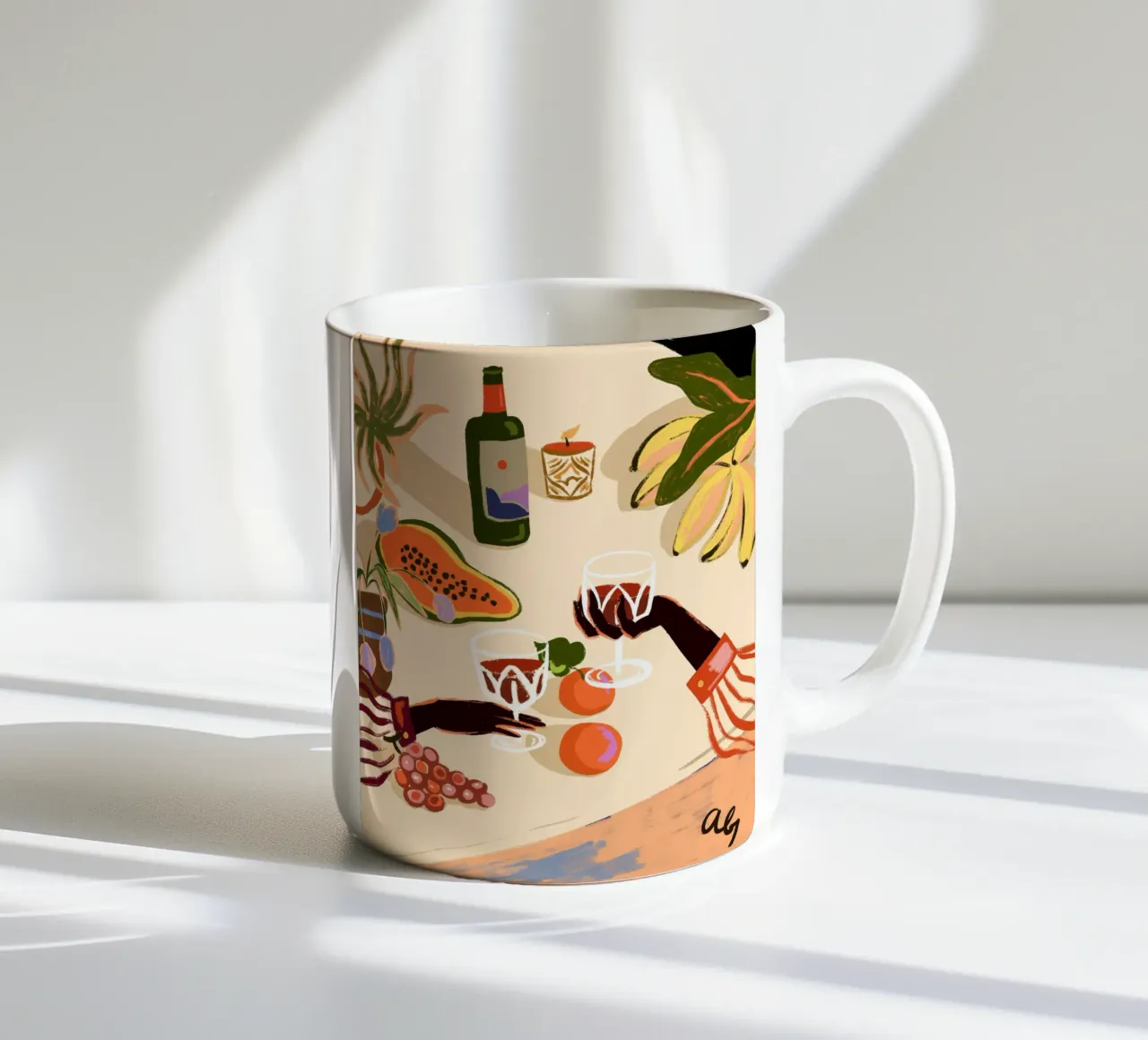 Cheers to You keramische mok van Arty Guava