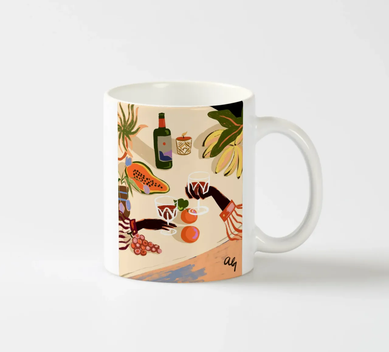 Cheers to You keramische mok van Arty Guava